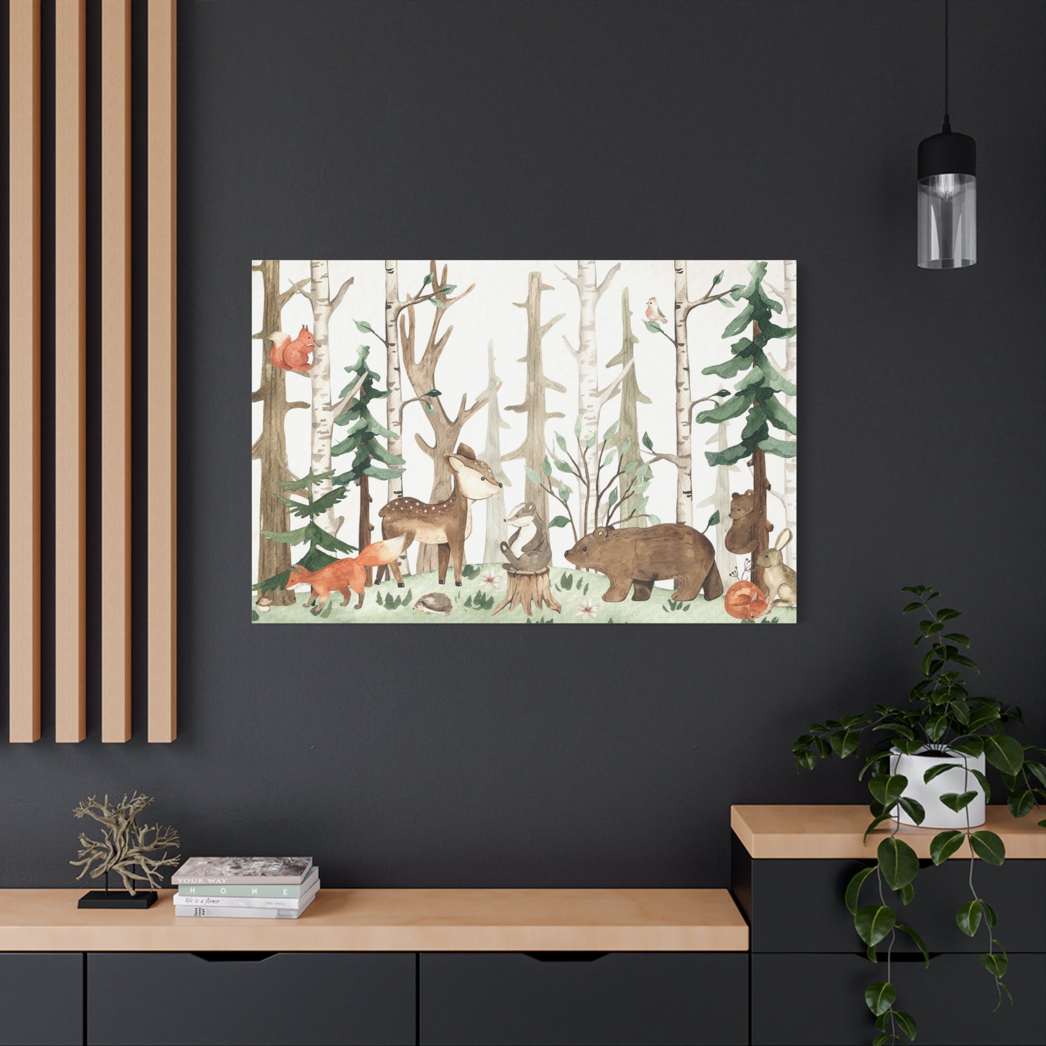 canvas-wall-art-jungle-safari-nursery-decor-safari-print-nursery-art-woodland-nursery-decoration-baby-nursery-safari-prints-1