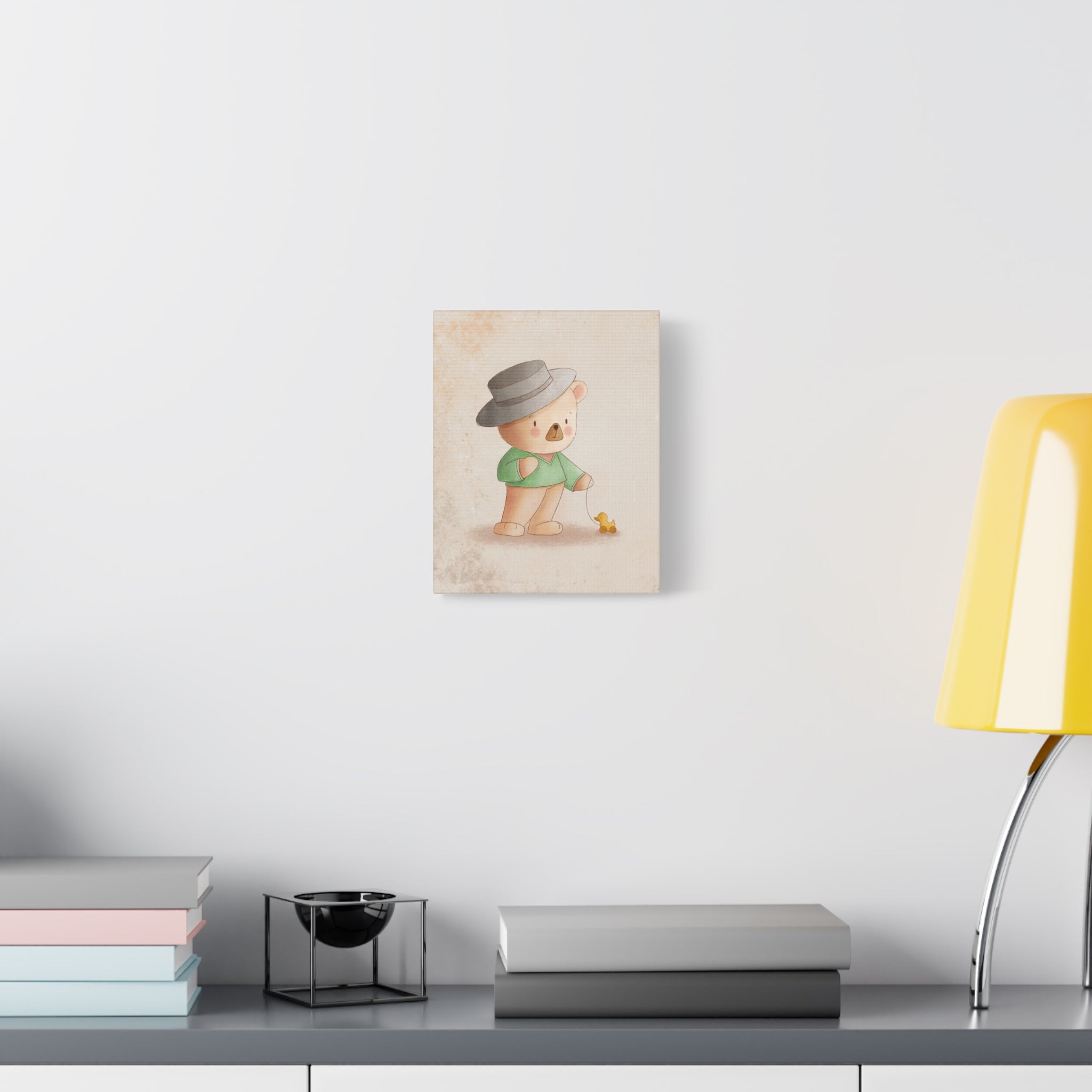 canvas-wall-art-cute-bear-nursery-decor-baby-bear-print-stretched-canvas-nursery-art-cute-bear-decoration-baby-nursery-cute-a
