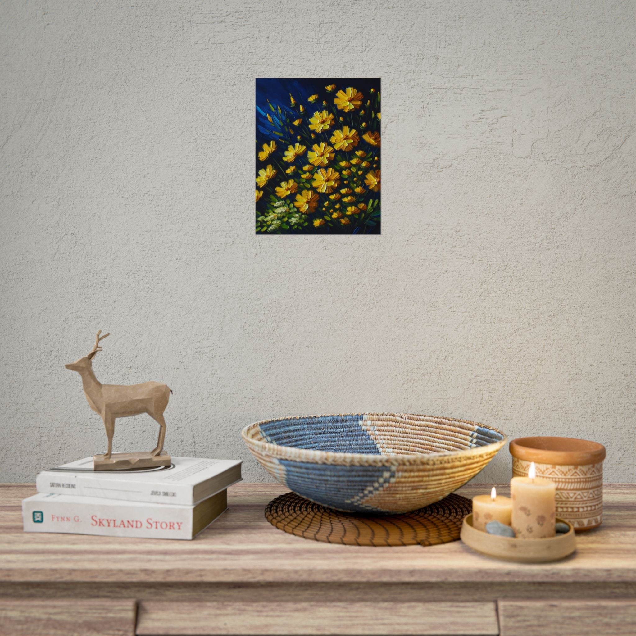 yellow-wildflowers-fine-art-poster-print-impasto-oil-painting-look-poster-wall-art-home-decor-floral-print-gift-for-nature-lo