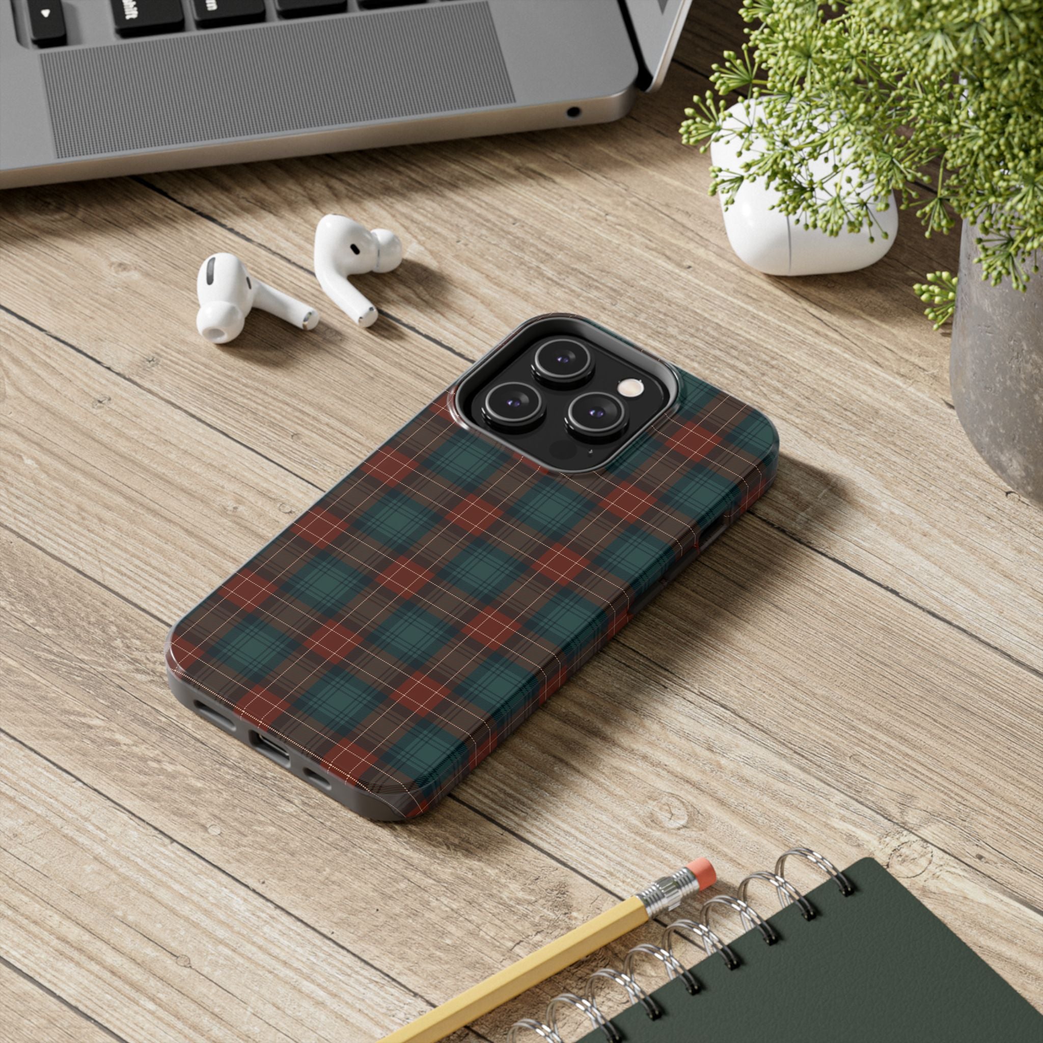 green-and-red-scottish-tartan-plaid-iphone-case-durable-tough-case-iphone-15-16-pro-max-trendy-scottish-tartan-plaid-green-re