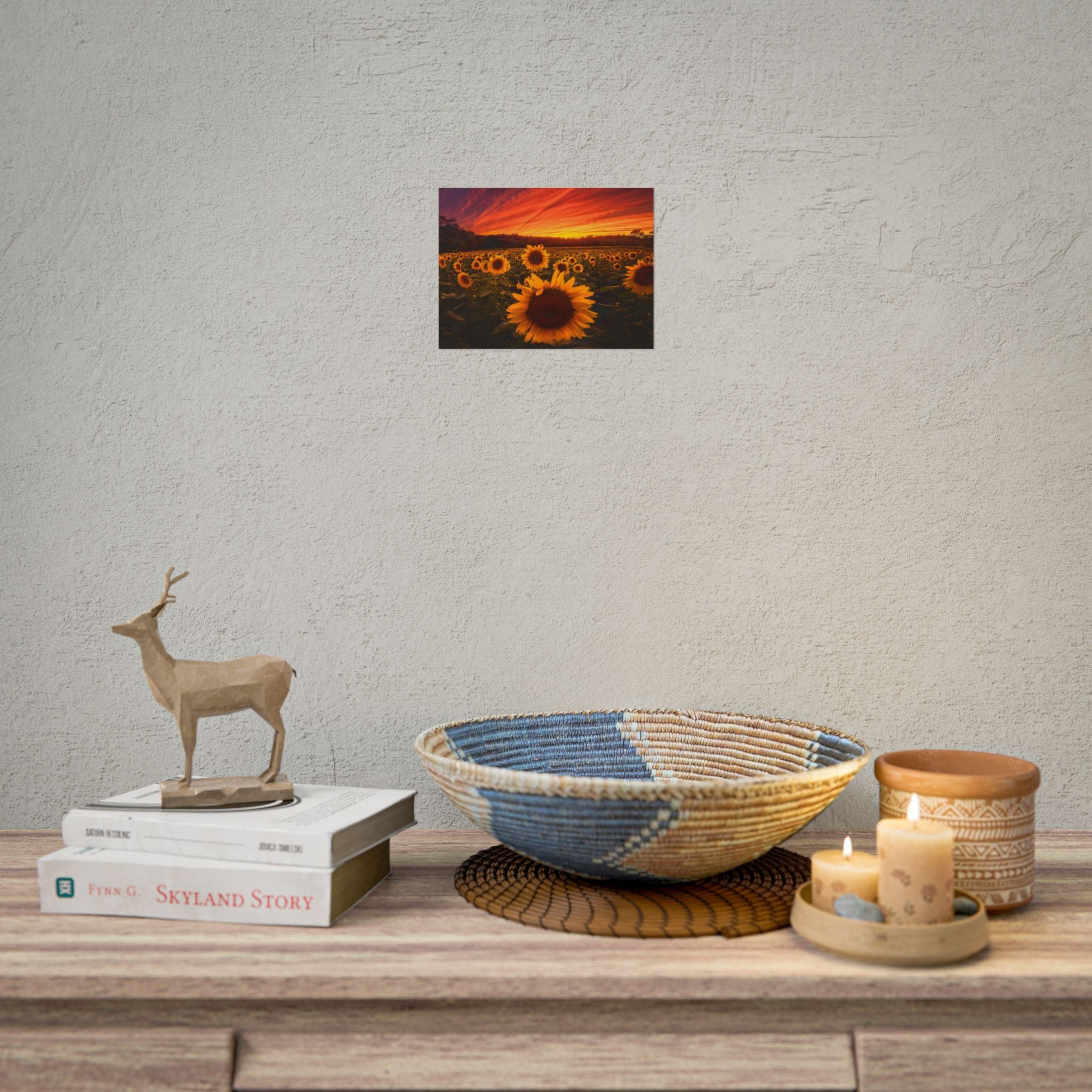 sun-flower-poster-print-sunset-wall-art-decor-home-decor-nature-art-floral-print-gift-for-nature-lovers-farmhouse-wall-decor