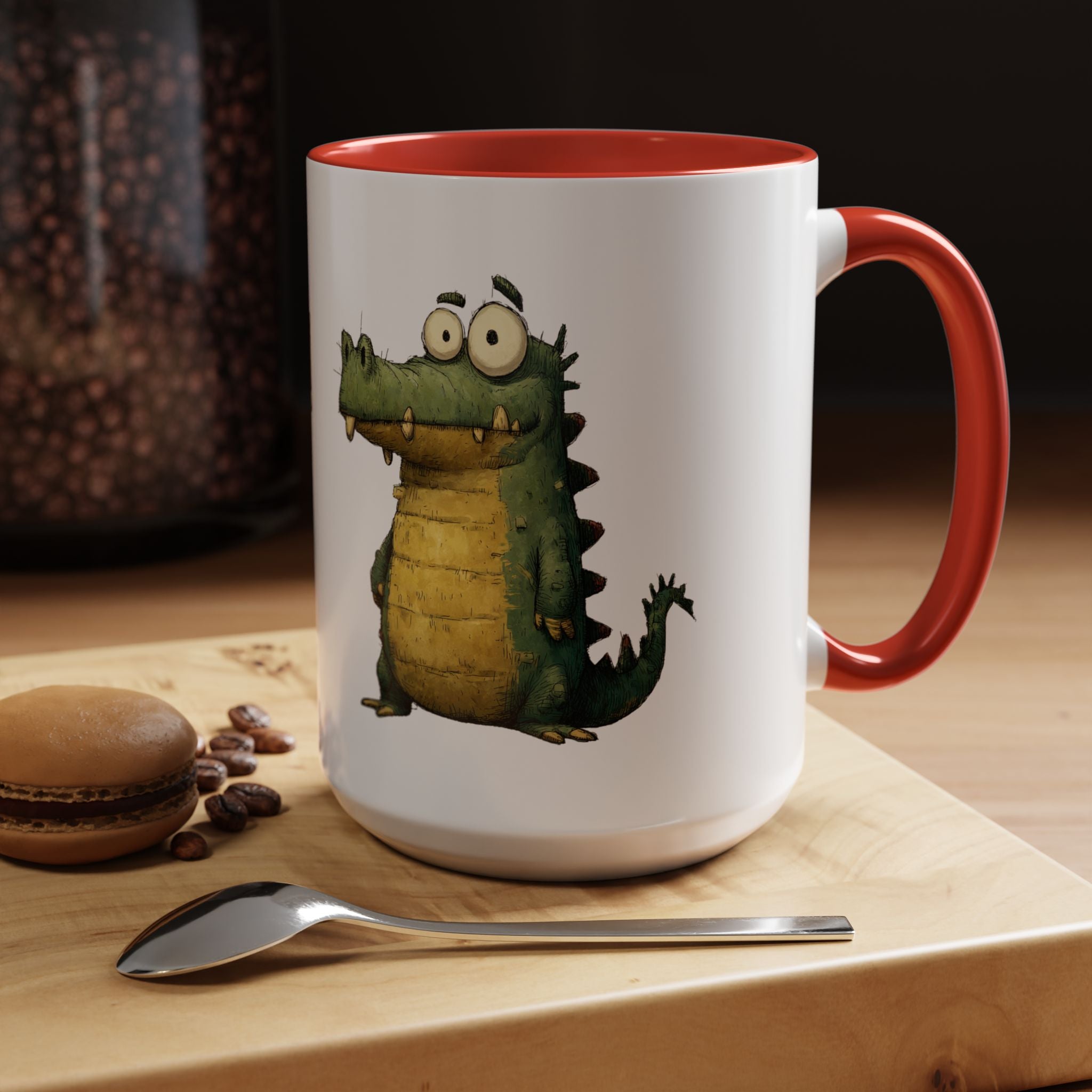 Funny Alligator Accent Coffee Mug | Cute Animal Mug for Nature Lovers, Ideal Gift for Birthdays, Holidays, Home Decor