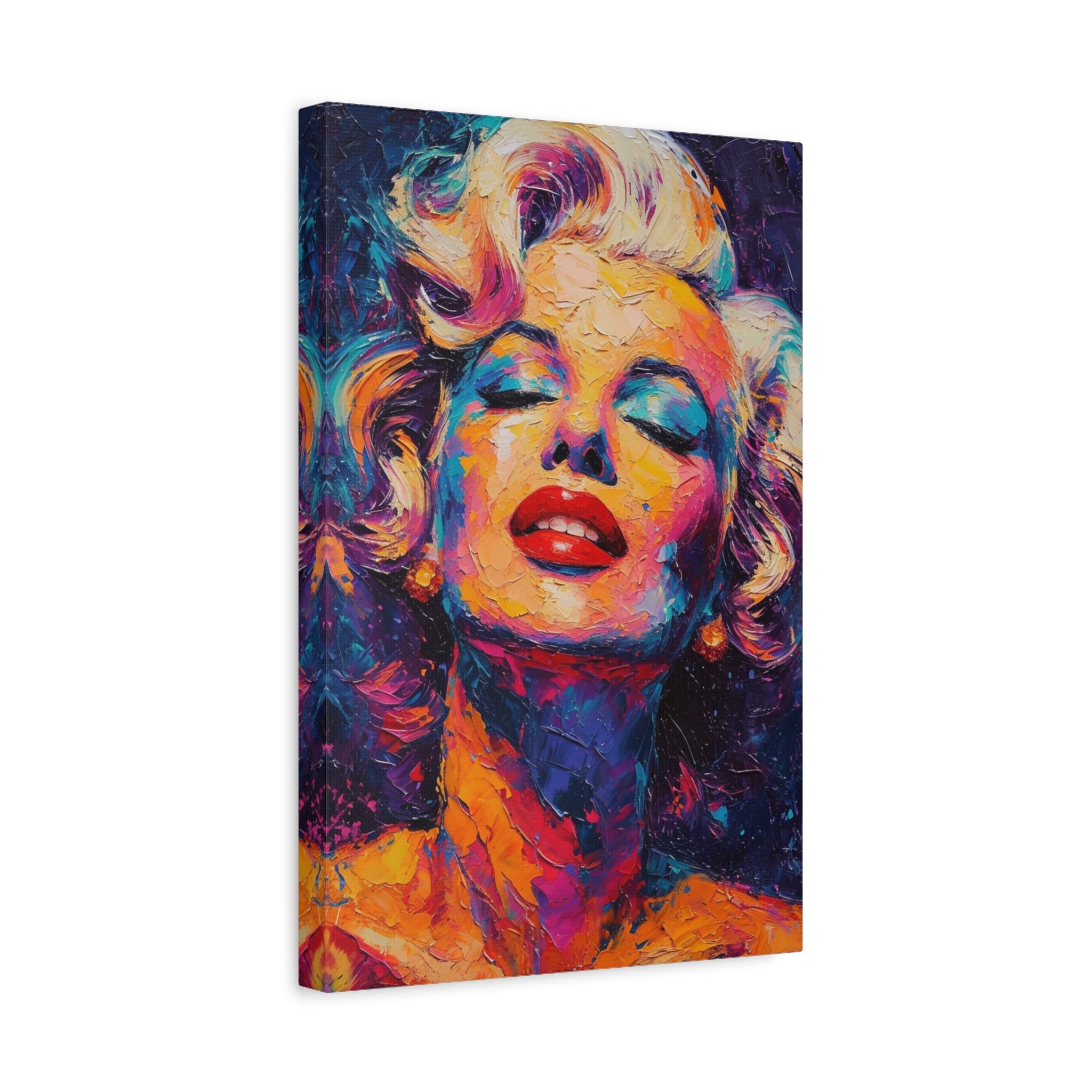 marilyn-monroe-canvas-print-stylish-wall-decor-with-brush-effect-elegant-home-decor-chic-wall-art