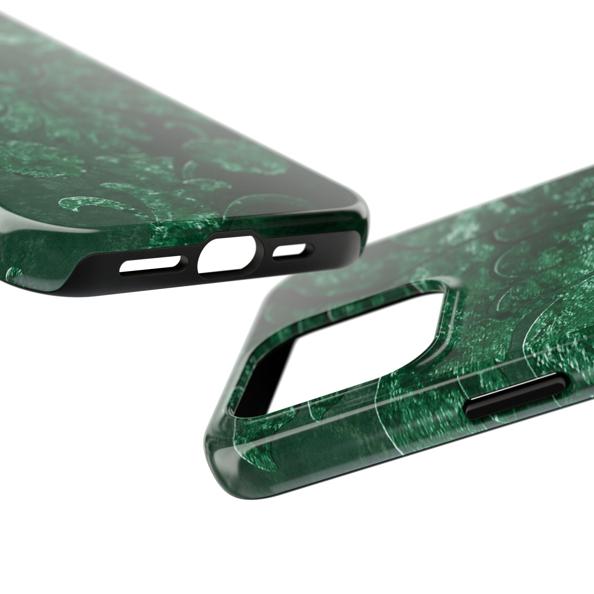 embossed-emerald-velvet-tough-iphone-case-protective-iphone-cover-heavy-duty-iphone-case-rugged-phone-case-durable-smartphone