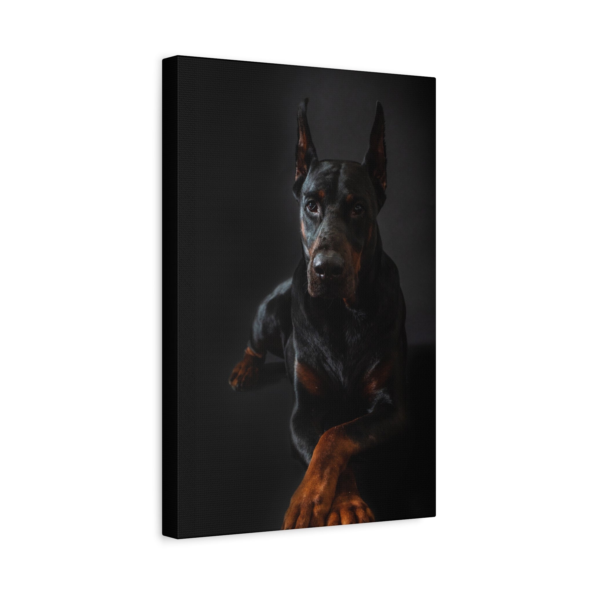 canvas-print-doberman-dog-wall-art-home-decor-office-decor-stretched-matte-canvas-1-25-gift-for-dog-lovers-animal-artwork-pet