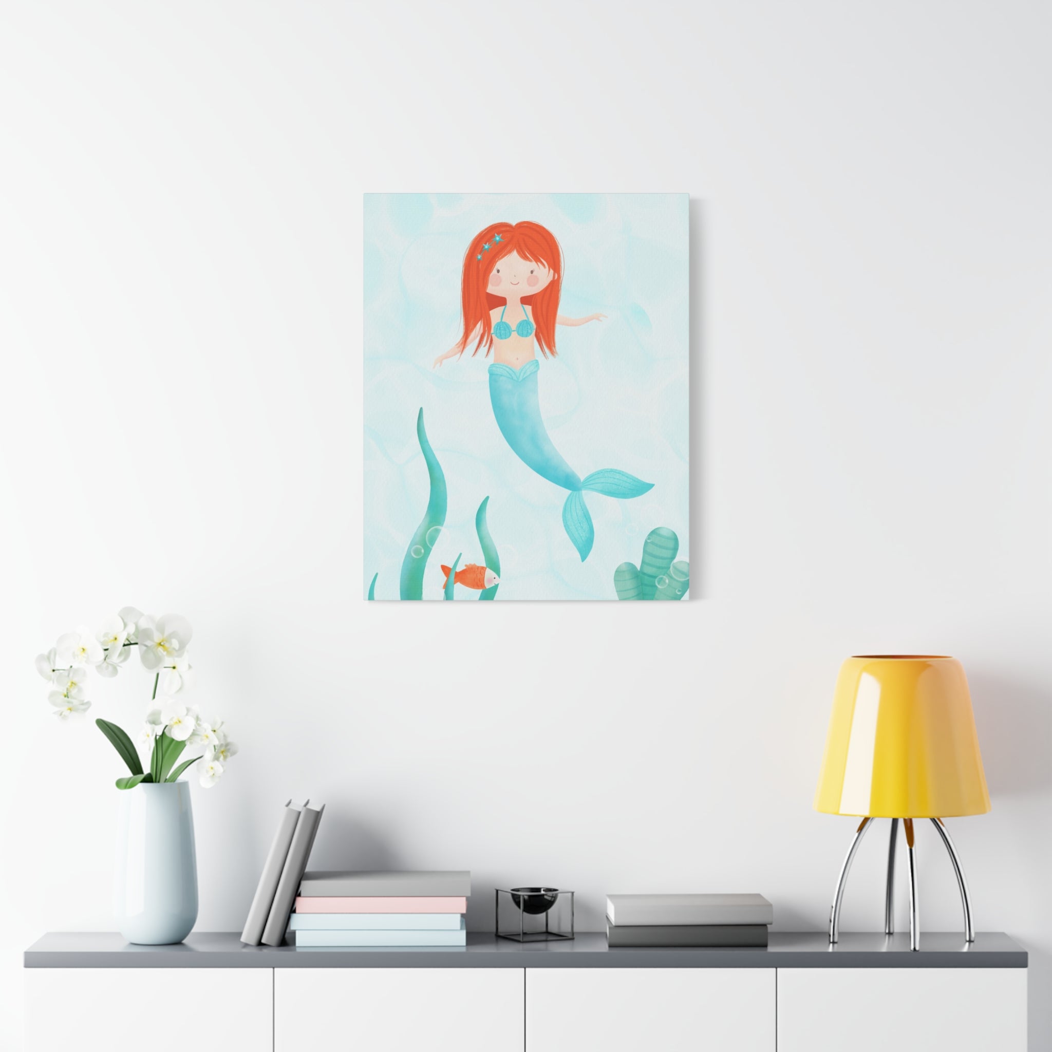canvas-wall-art-cute-blue-mermaid-nursery-decor-blue-mermaid-print-nursery-art-cute-blue-mermaid-decoration-baby-nursery-merm