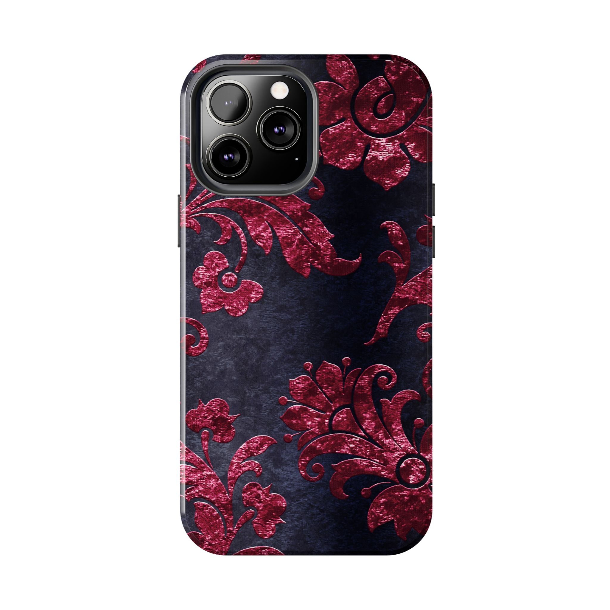 embossed-burgundy-velvet-tough-iphone-case-protective-iphone-cover-heavy-duty-iphone-case-rugged-phone-case-durable-smartphon