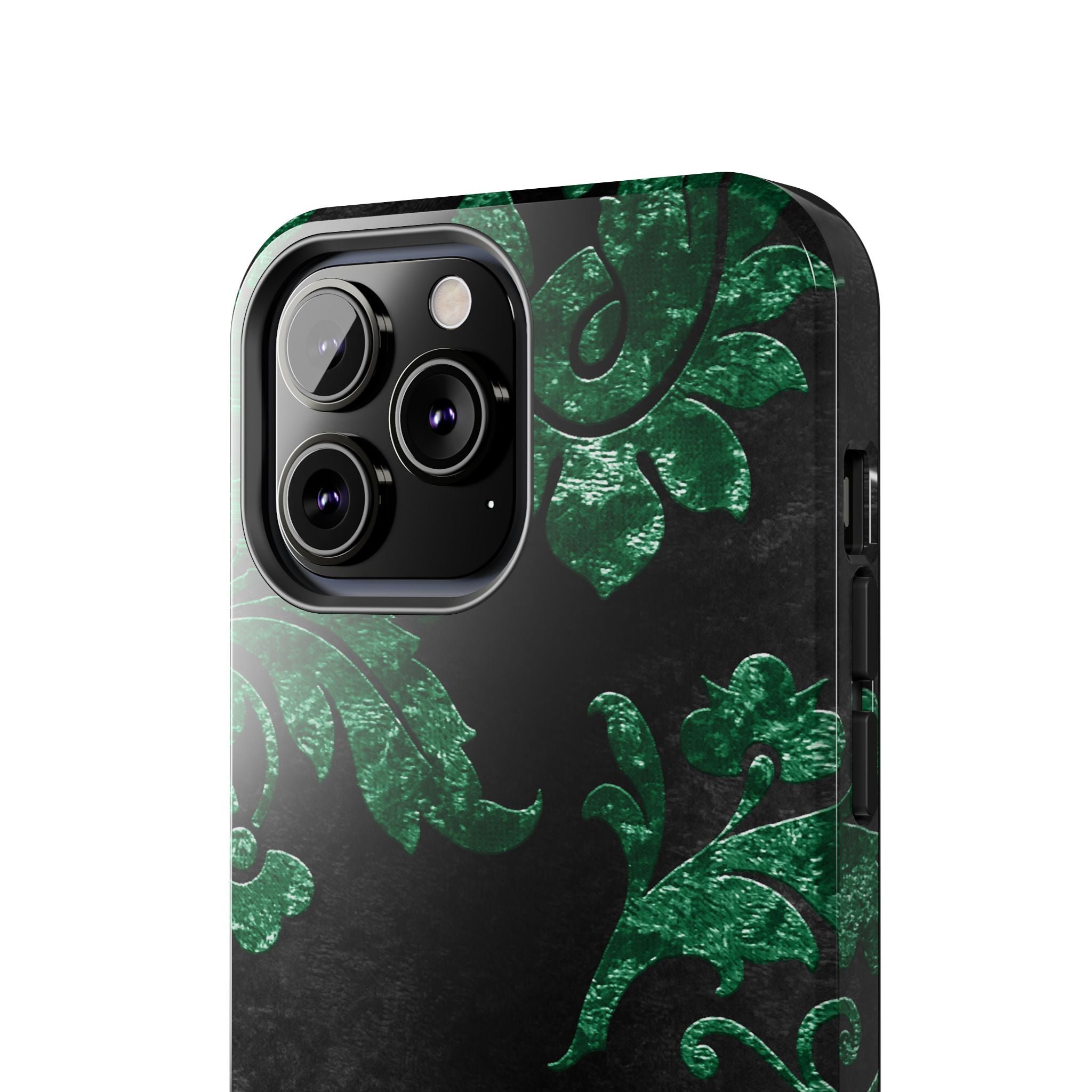 embossed-emerald-velvet-tough-iphone-case-protective-iphone-cover-heavy-duty-iphone-case-rugged-phone-case-durable-smartphone