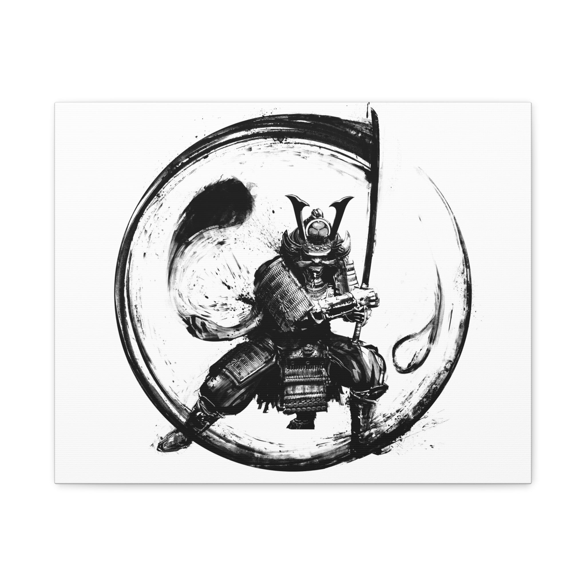 canvas-wall-art-japanese-samurai-ying-yang-katana-oni-mask-black-and-white-home-decor-zen-wall-hanging-asian-art-samurai-swor