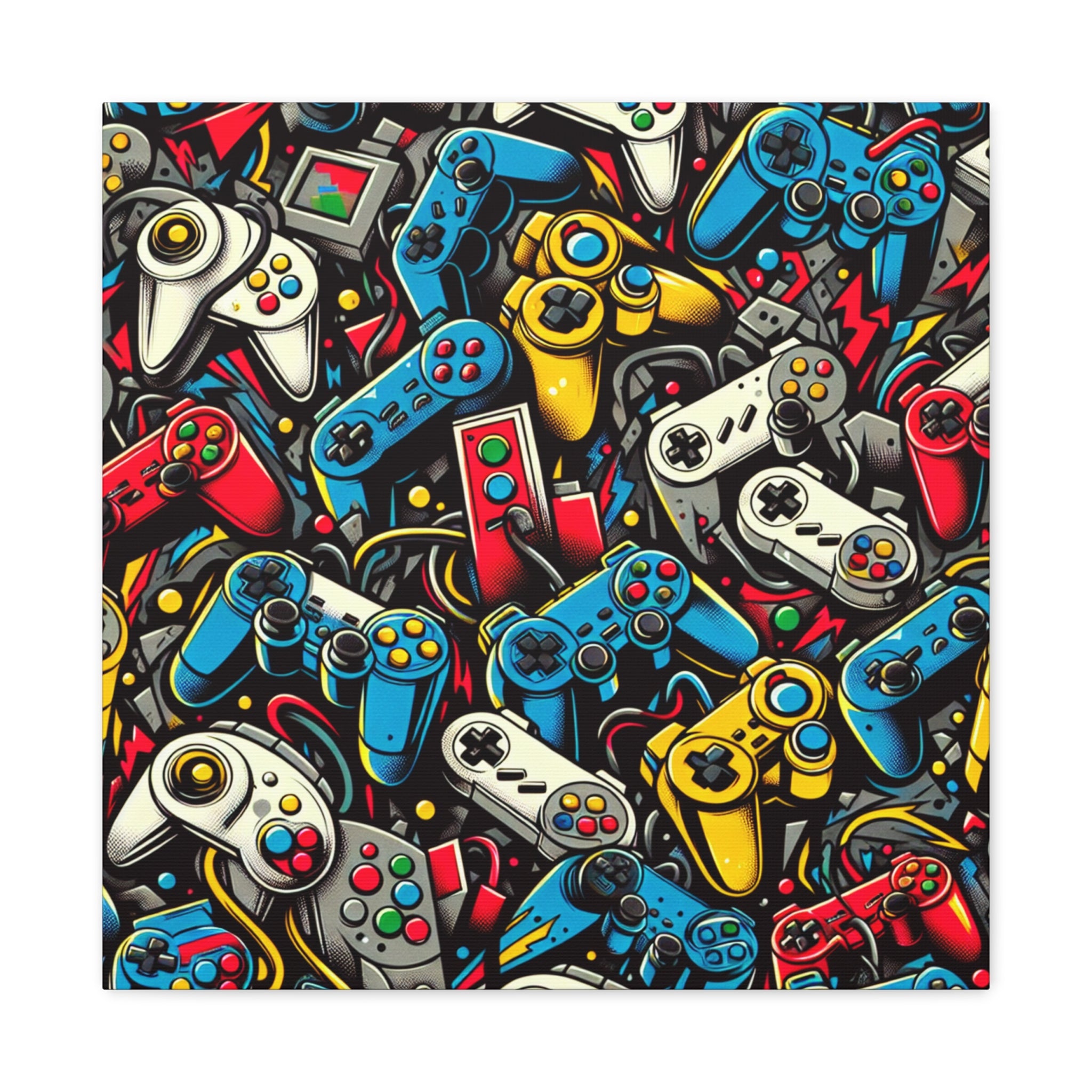 canvas-art-video-game-controller-graffiti-wall-decor-gamer-gift-teen-room-decor-boys-room-art-gaming-wall-print-man-cave-deco