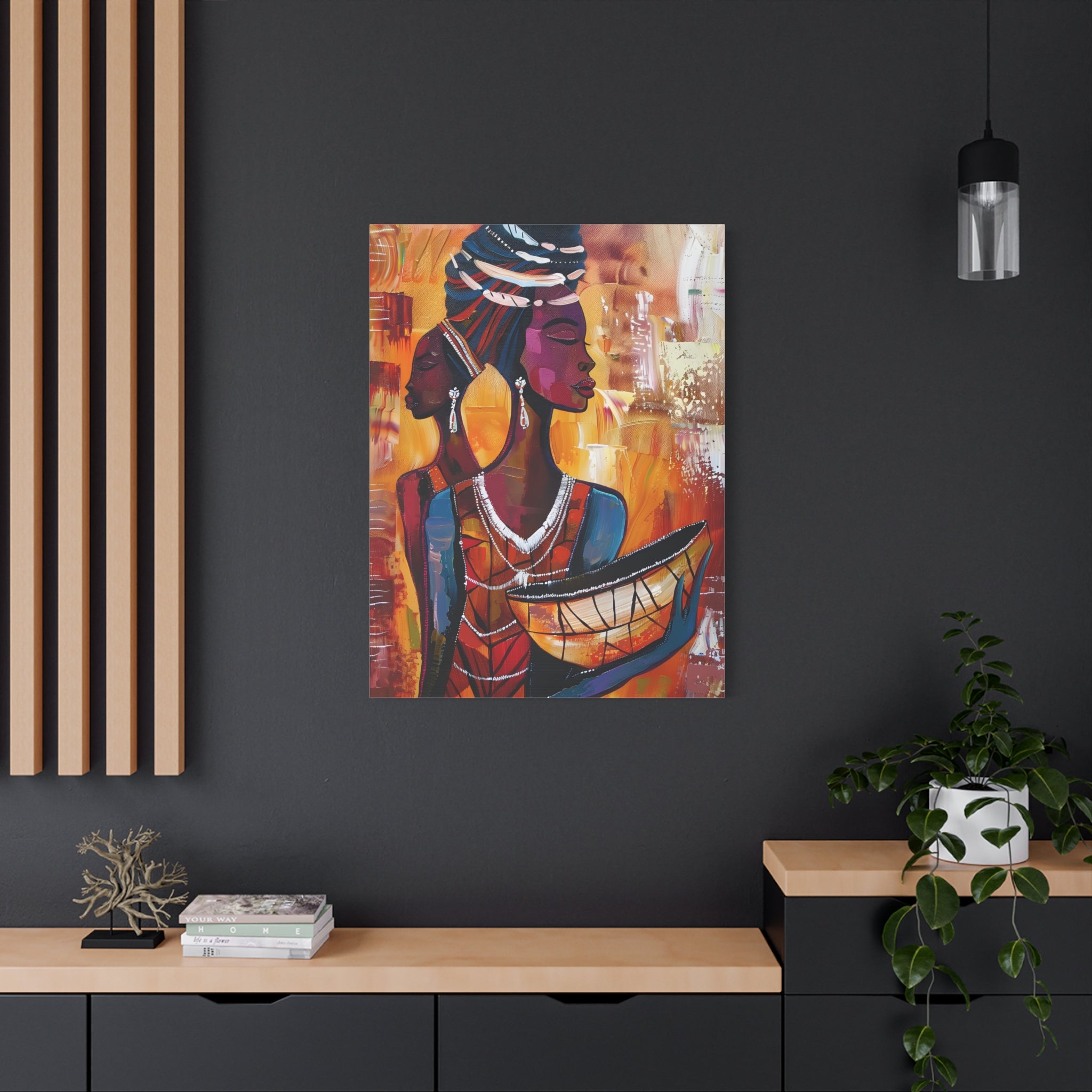 canvas-wall-art-traditional-african-woman-african-portrait-afrocentric-home-decor-tribal-art-african-american-art-ethnic-wall