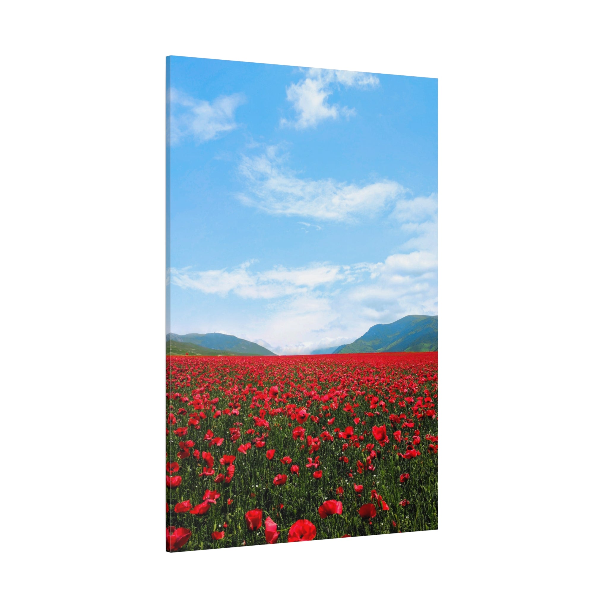 canvas-wall-art-red-poppy-flower-print-spring-floral-decor-matte-stretched-1-25-inch-home-office-decoration