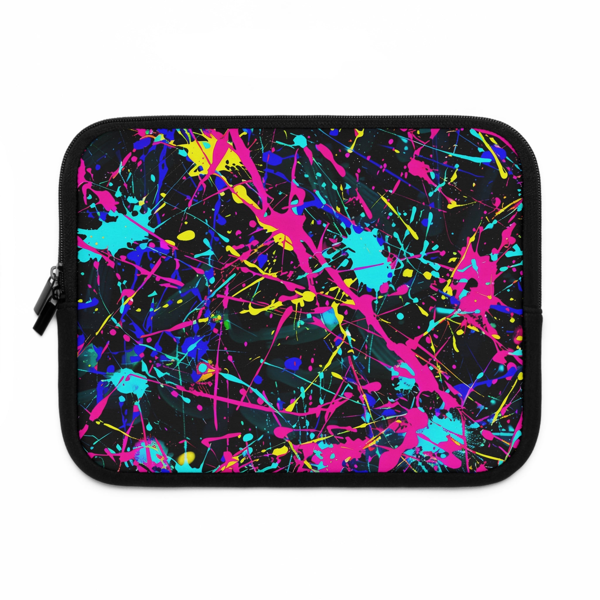 neon-abstract-paint-splatter-laptop-sleeve-pink-macbook-air-sleeve-unique-tech-accessories-colorful-laptop-case-computer-cove