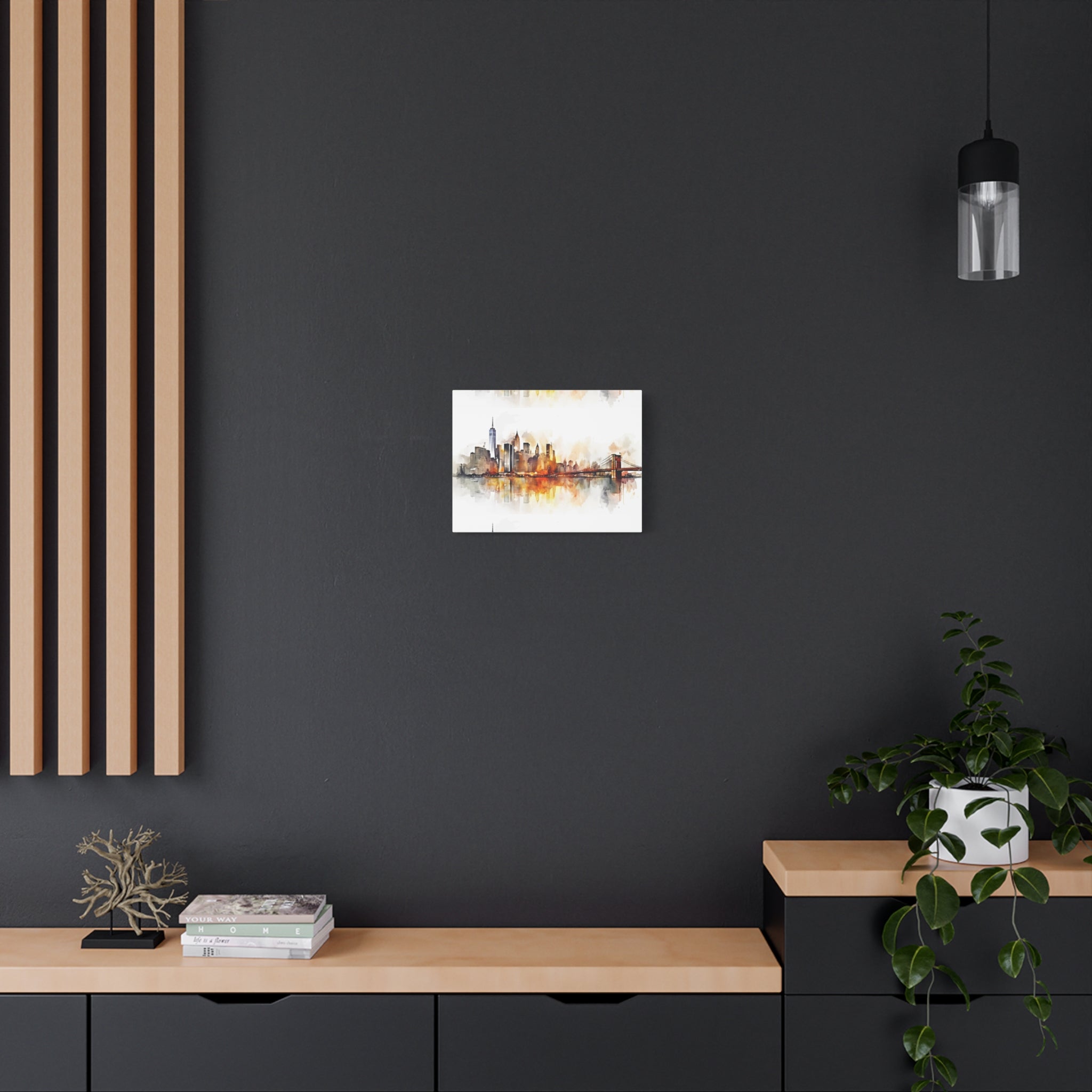 canvas-wall-art-print-watercolor-new-york-city-cityscape-home-decor-matte-stretched-alternative-nyc-wall-decor-urban-landscap