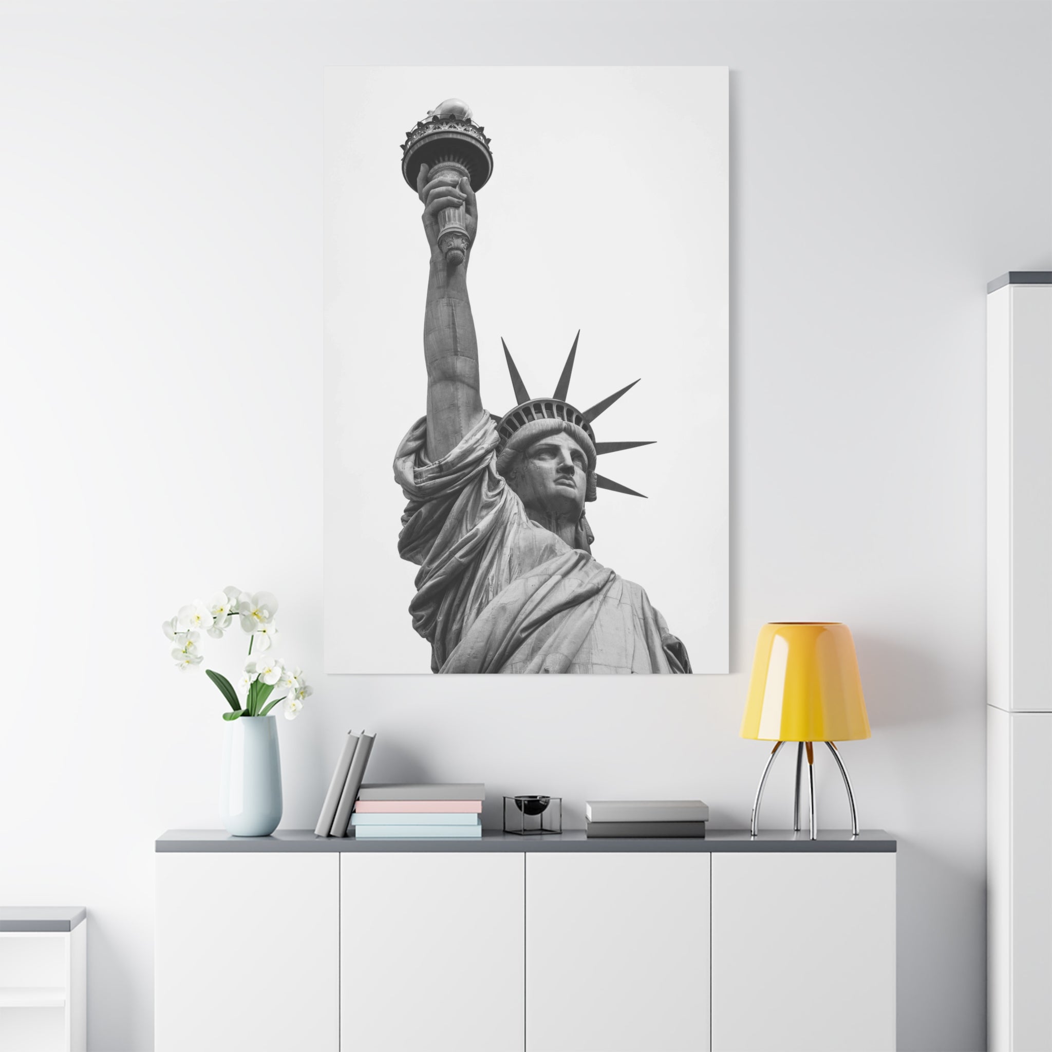 canvas-wall-art-statue-of-liberty-canvas-print-nyc-wall-decor-new-york-city-landscape-print-minimalist-art-nyc-gift-wall-art-