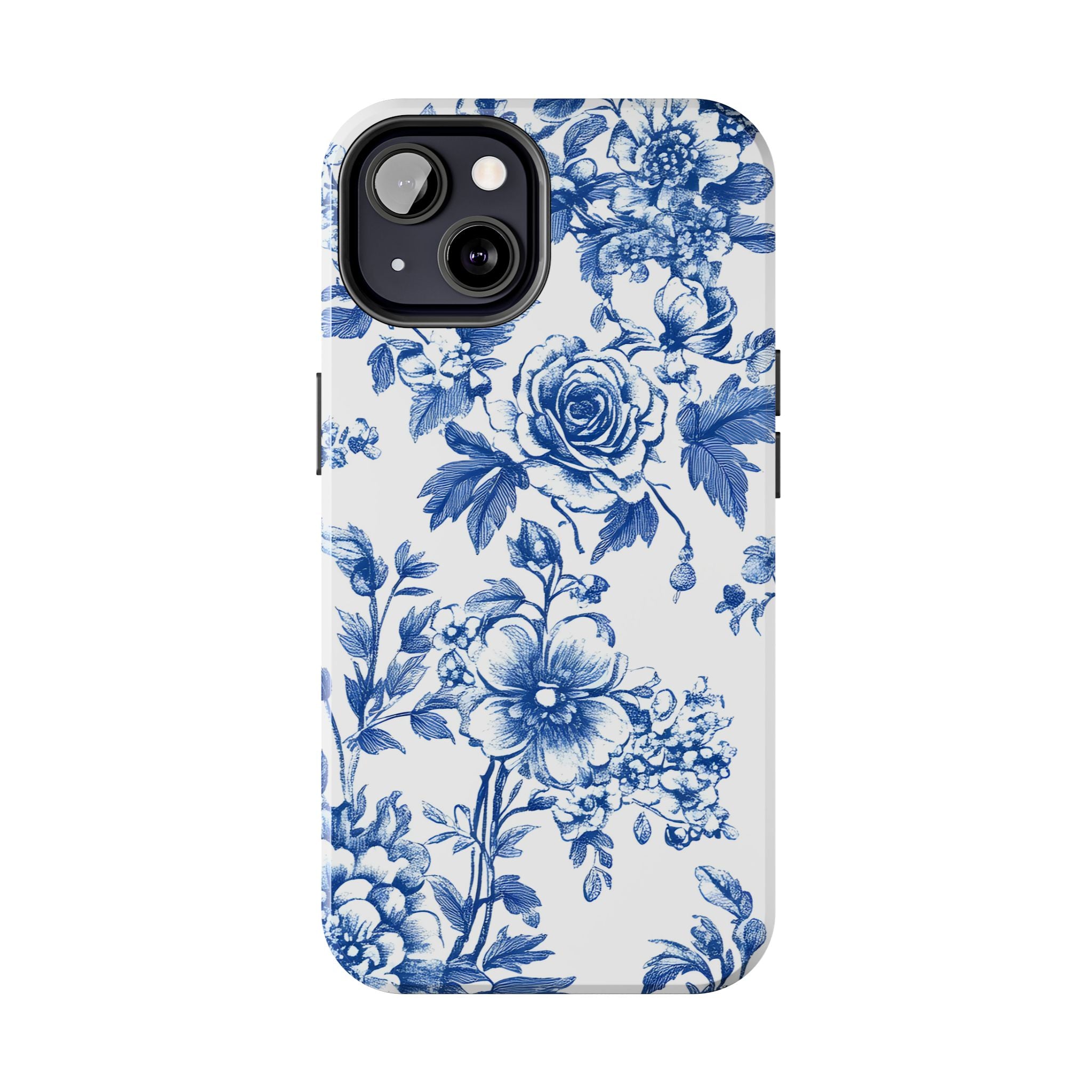 french-toile-floral-tough-iphone-case-blue-iphone-cover-protective-iphone-case-hard-shell-iphone-case-vintage-design-phone-ca