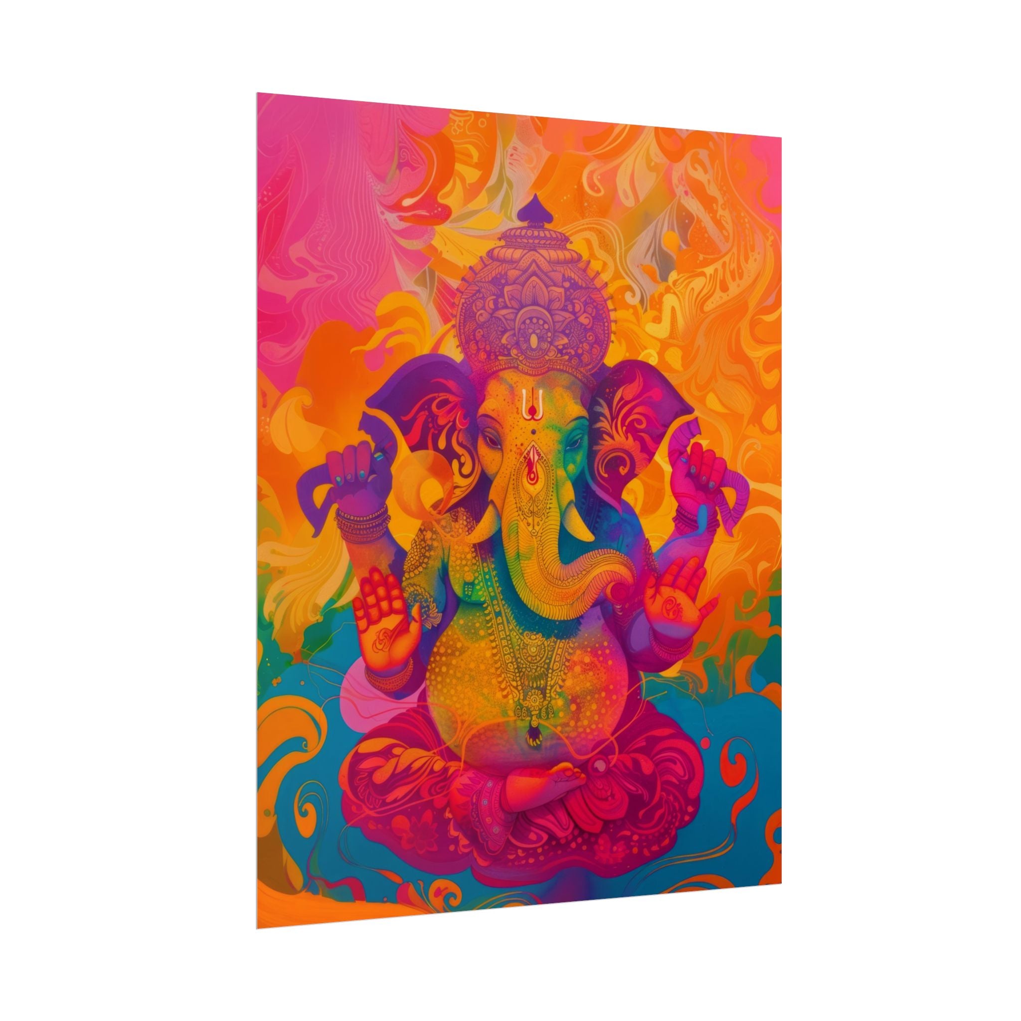 colorful-ganesha-poster-print-wall-art-decor-spiritual-home-decor-lord-ganesha-art-hindu-god-wall-decor-ethnic-wall-hanging