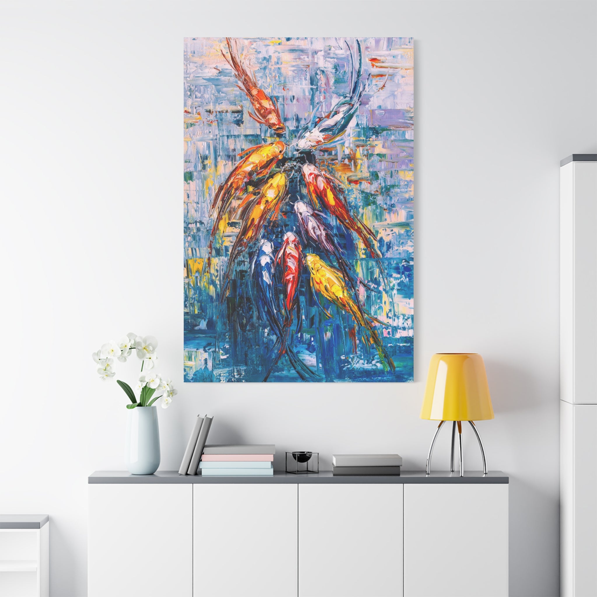 canvas-print-koi-fish-wall-art-decor-japanese-oil-painting-for-living-room-stretched-matte-canvas-home-decor-wall-hanging