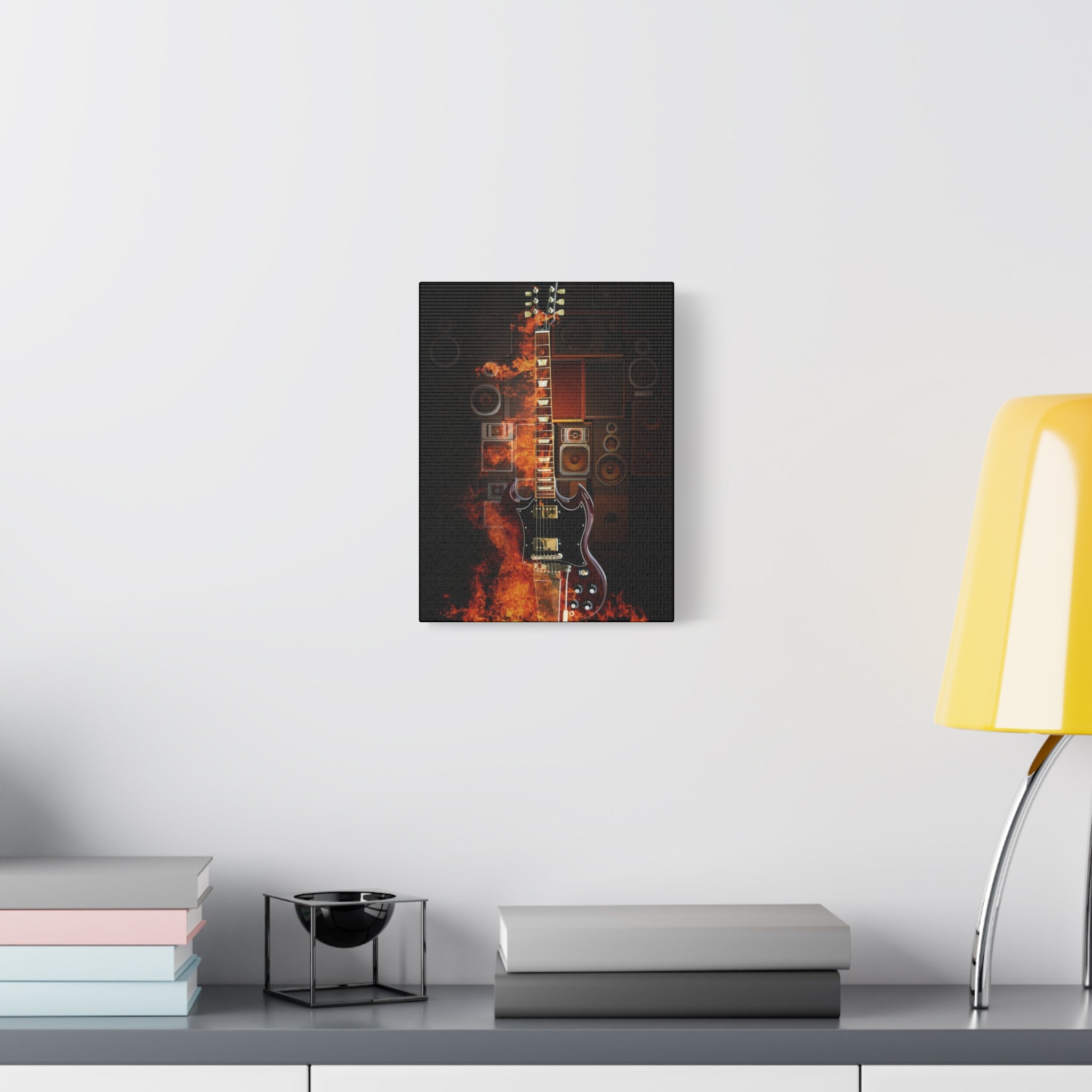 canvas-print-rock-n-roll-guitar-in-fire-home-wall-decor-music-art-gift-matte-stretched-wall-art-musicians-gift-guitarist-deco
