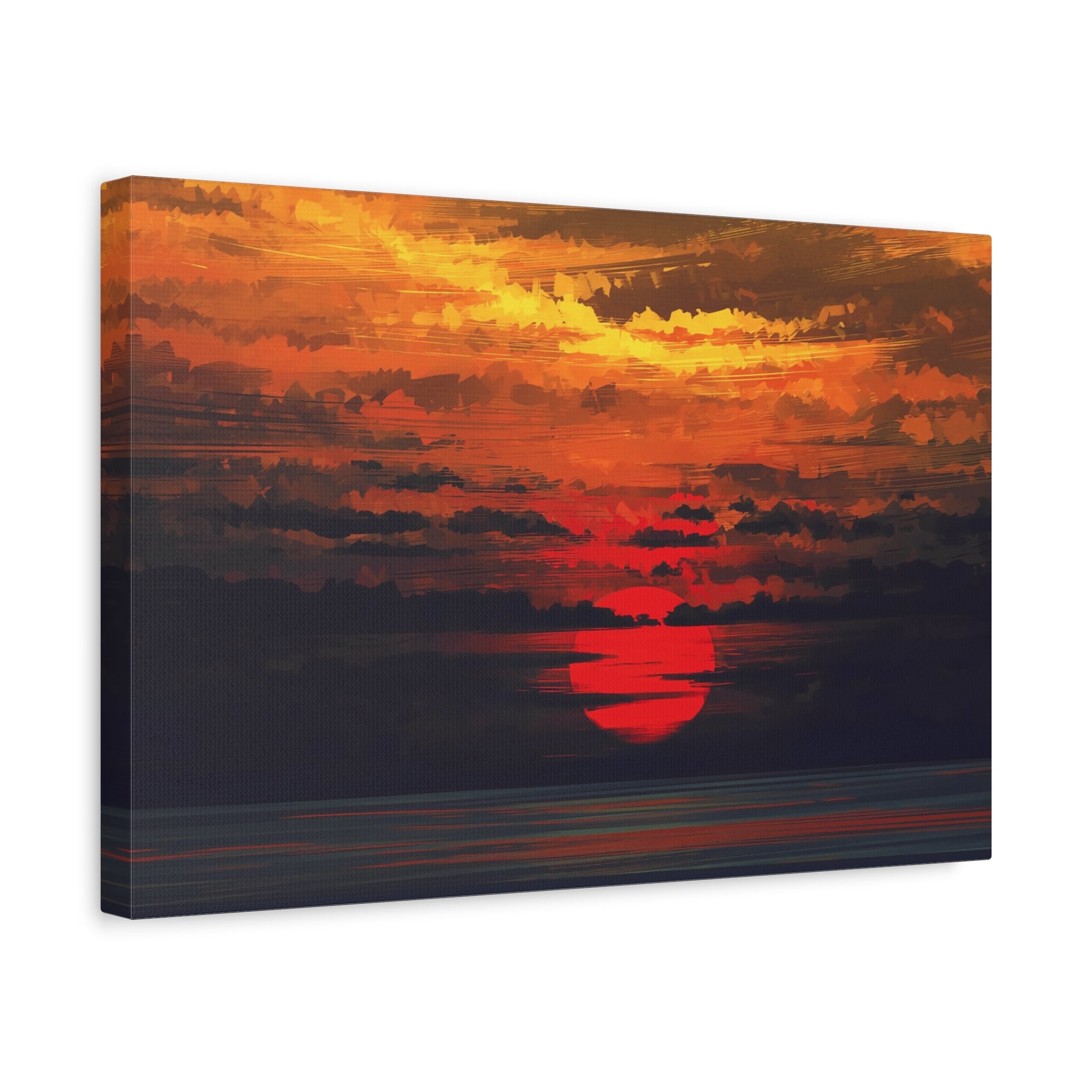 canvas-wall-art-red-sunset-landscape-cozy-home-decor-canvas-print-living-room-decor-farm-house-wall-decor-house-warming-gift