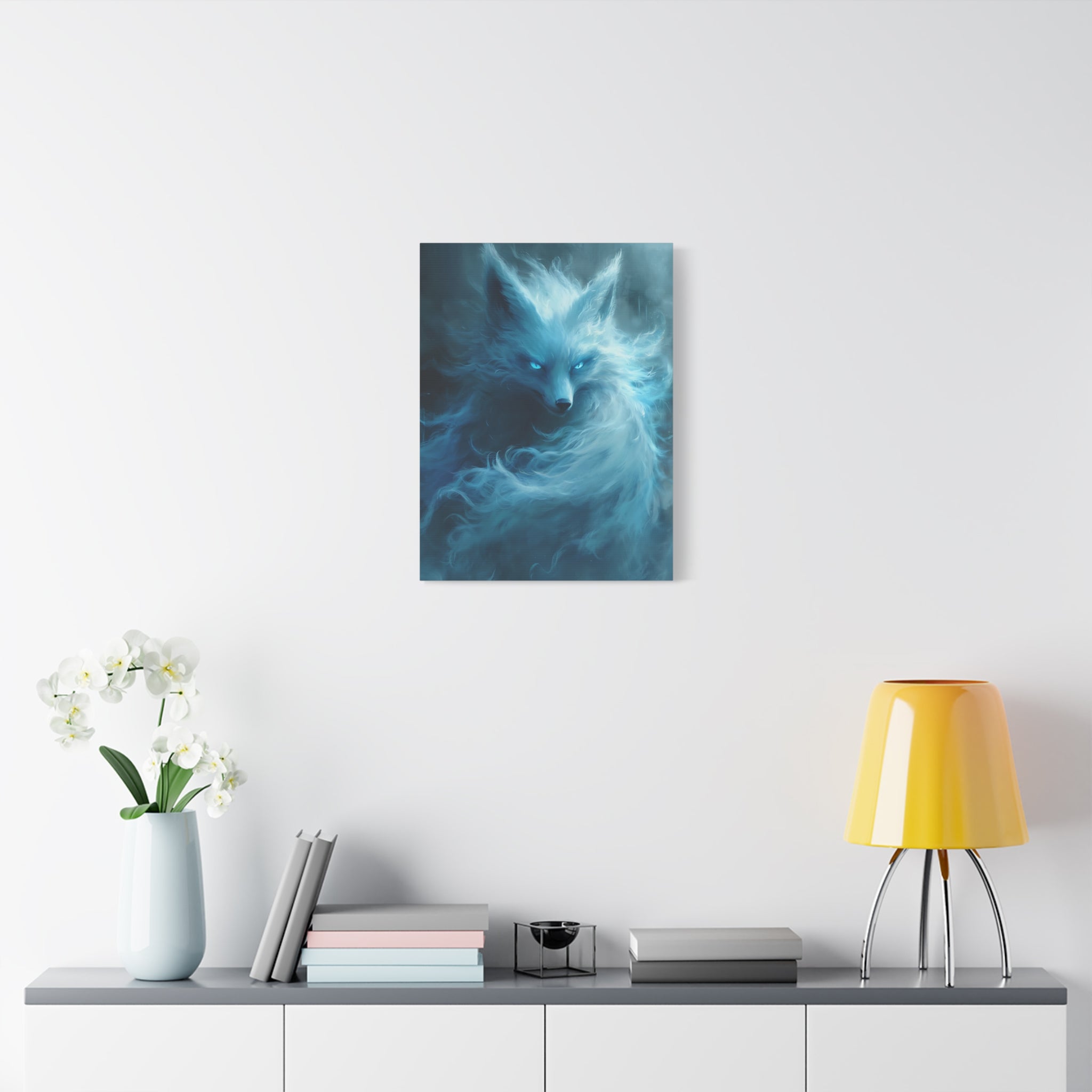 canvas-wall-art-white-snow-fox-fantasy-decor-wildlife-wall-art-home-decor-animal-lover-gift-nature-print-canvas-print-gift