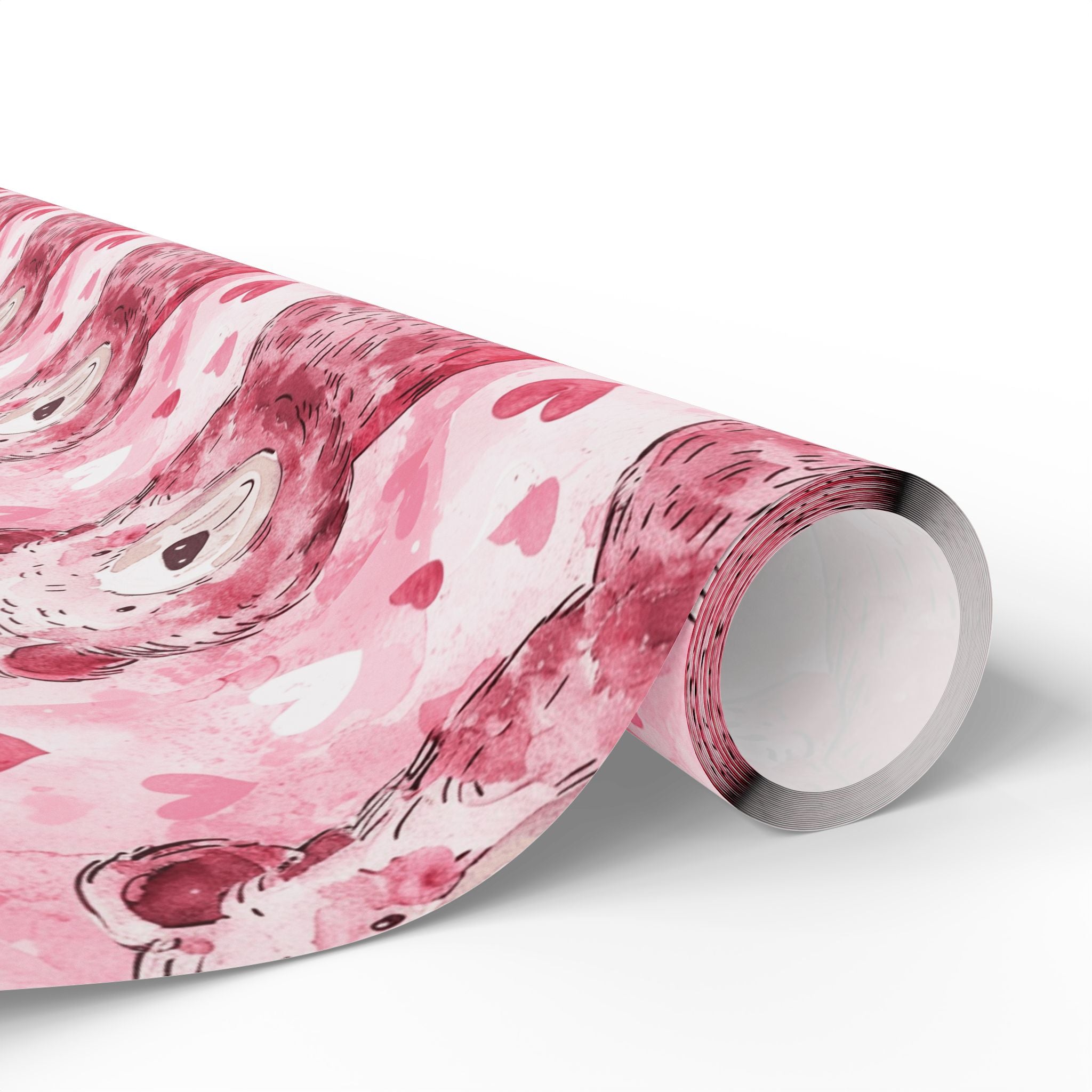 valentine-wrapping-papers-pink-teddy-bear-v-day-gift-wrap-holiday-present-accessories-love-theme-packaging-romantic-giftwrap