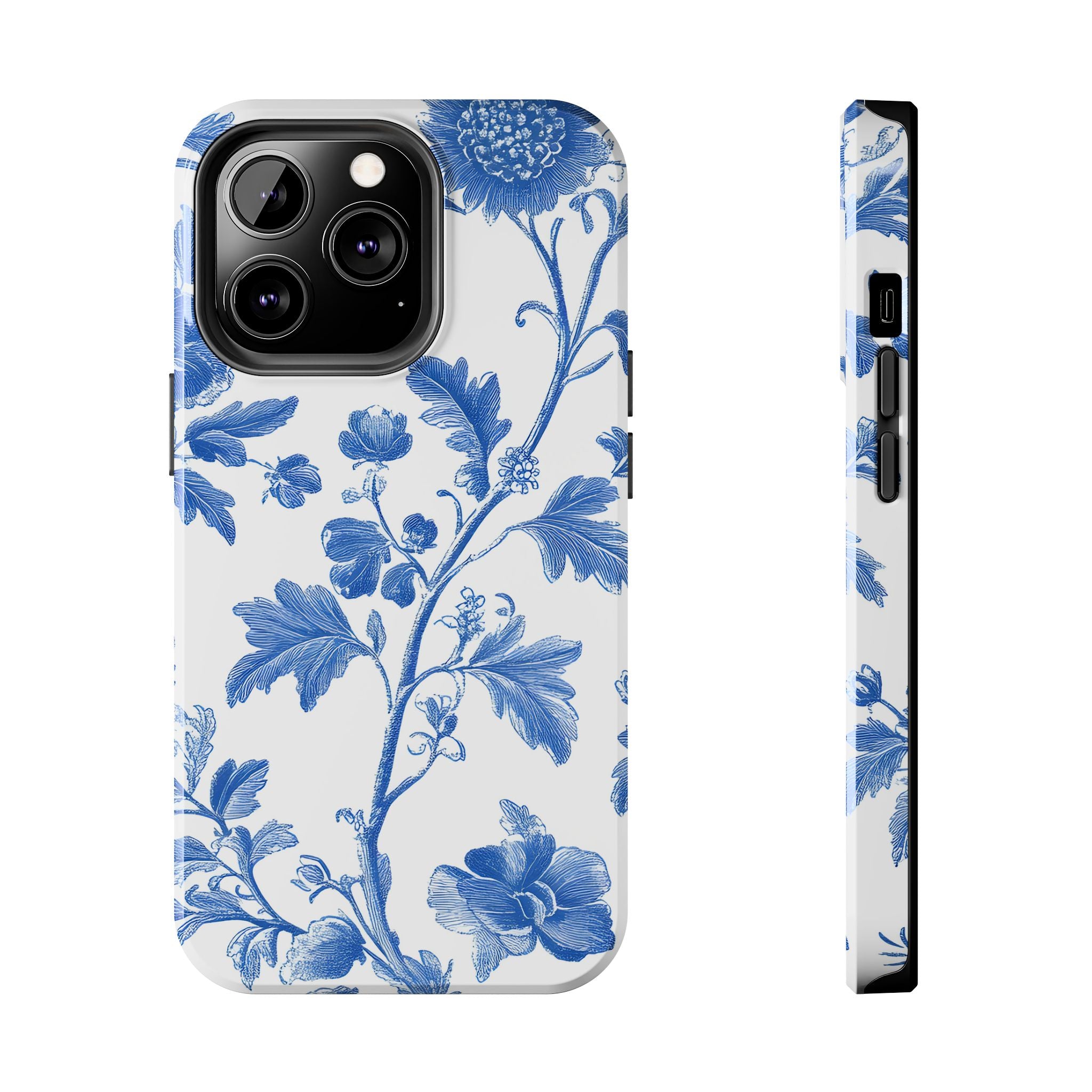 french-toile-floral-tough-iphone-case-blue-iphone-cover-protective-iphone-case-hard-shell-iphone-case-vintage-design-iphone-c