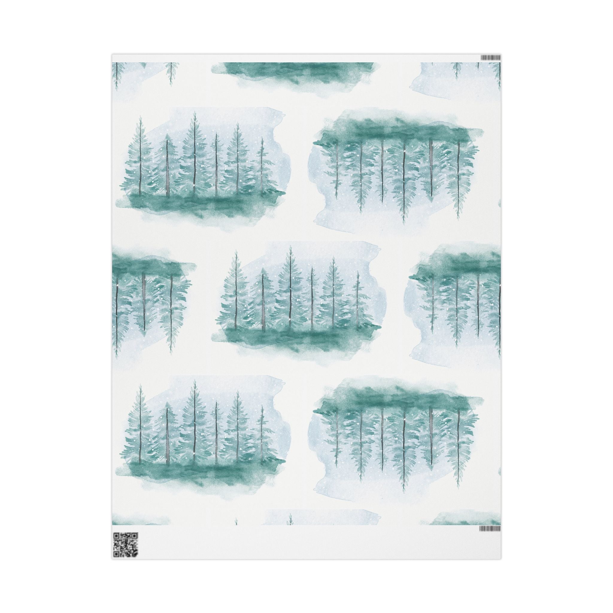 forest-pine-wrapping-paper-winter-holiday-gift-wrap-green-christmas-paper-festive-xmas-present-packaging-nature-theme-eco-fri