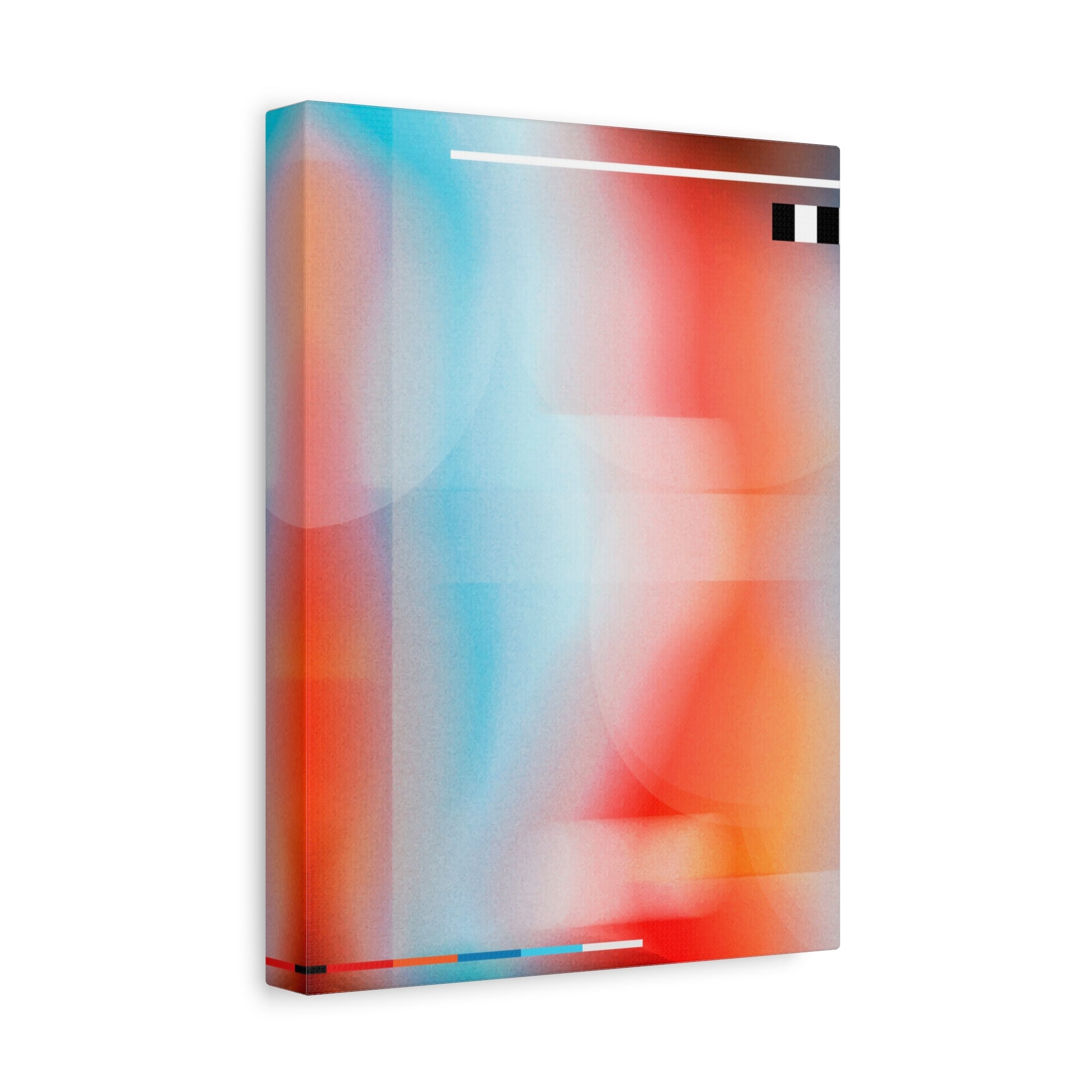 canvas-print-abstract-orange-retro-colorful-home-decor-wall-art-stretched-matte-canvas-living-room-decor-unique-gift-idea