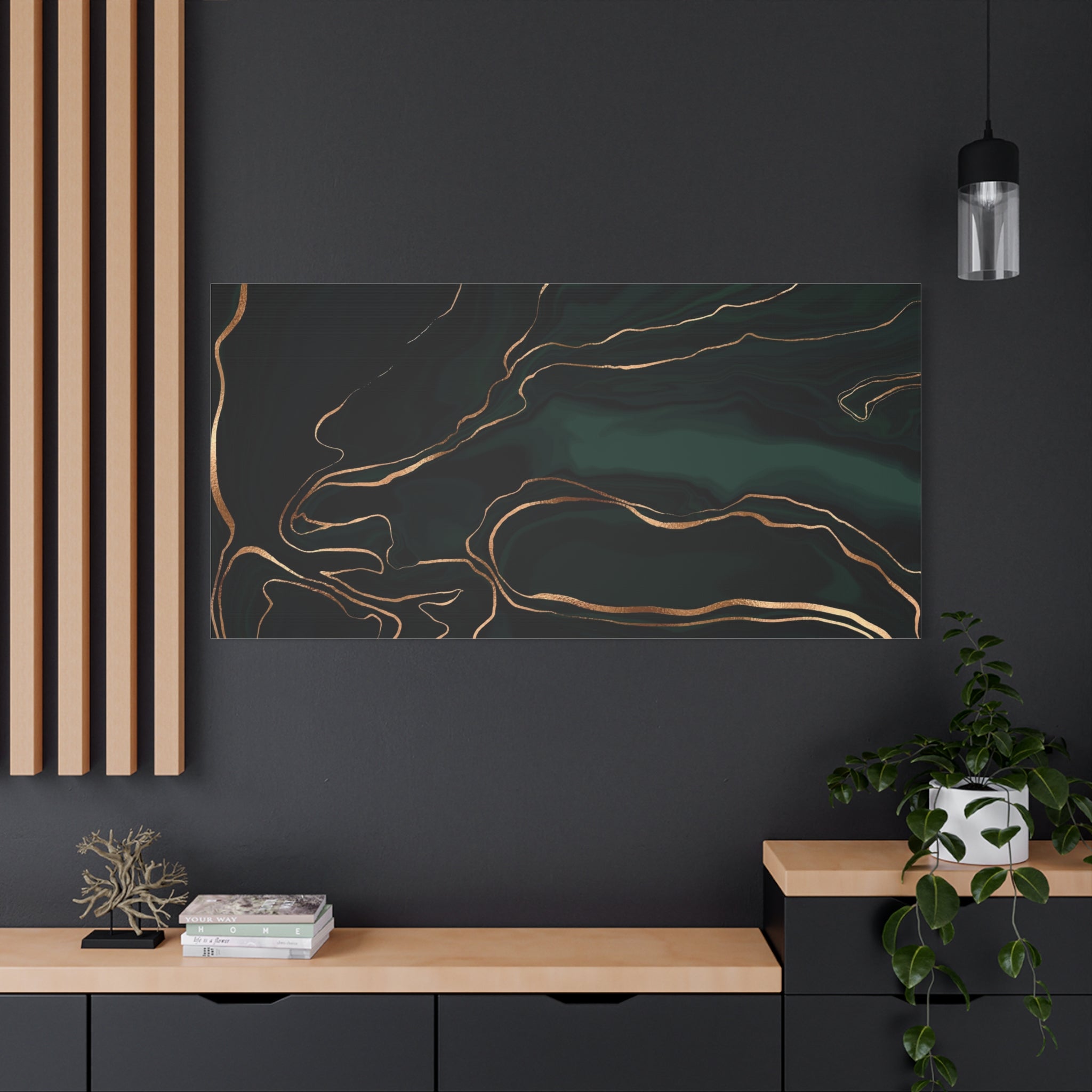 canvas-print-abstract-green-gold-painting-wall-art-home-decor-office-decor-green-canvas-bedroom-modern-art-green-print