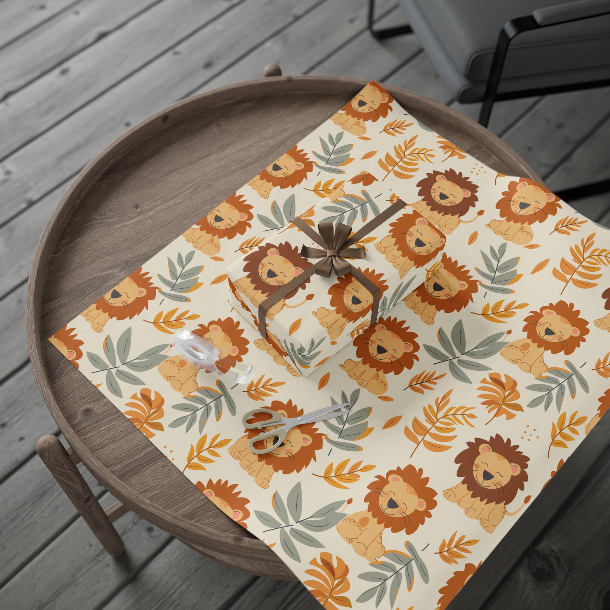 cut-lion-jungle-party-gift-wrap-paper-for-birthdays-and-holidays-30x72-inch-fun-wrapping-sheets-baby-gift-wrap-celebratory-1