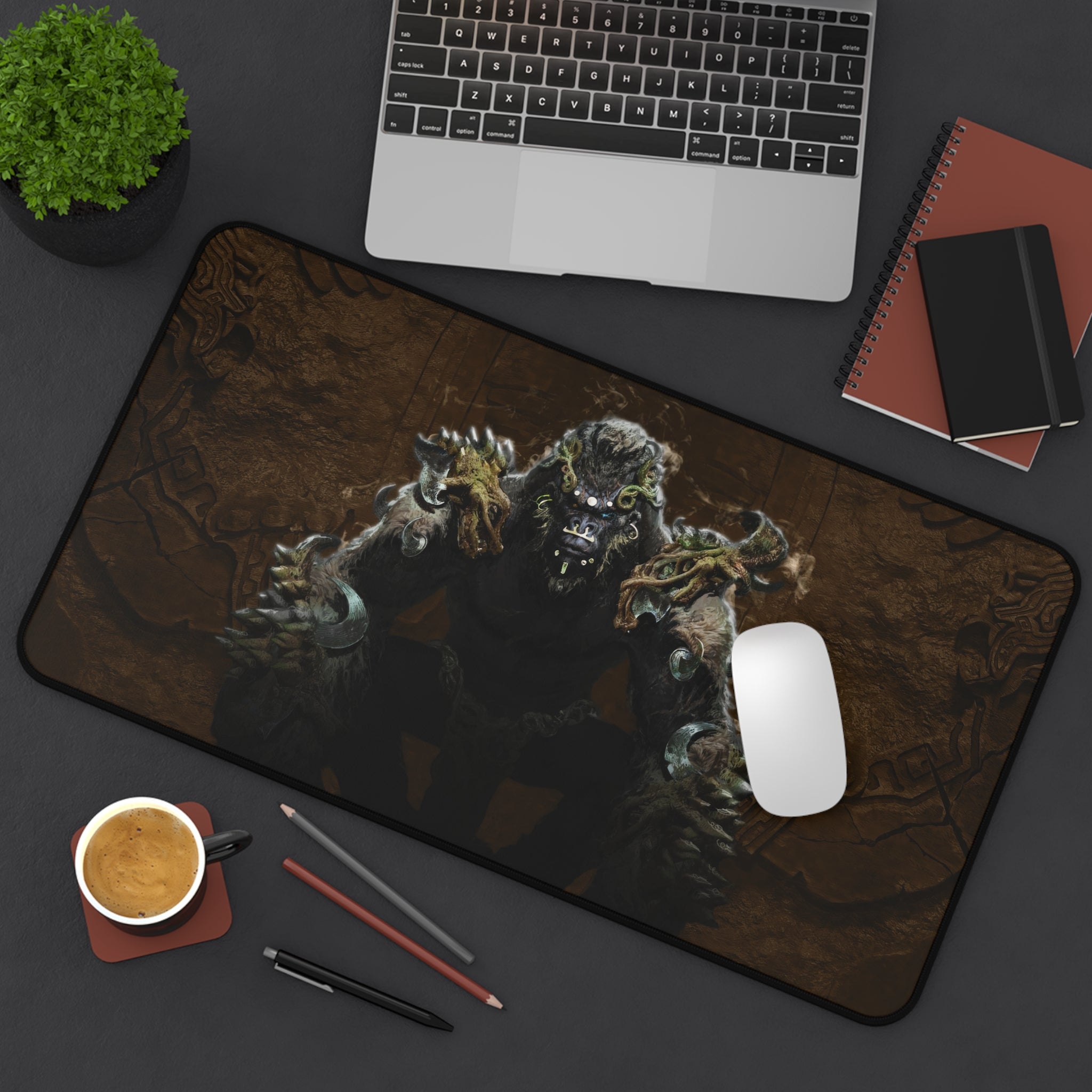 diablo-4-spiritborn-gorilla-gaming-mouse-pad-xl-desk-mat-gothic-desk-pad-diablo-iv-large-computer-ma