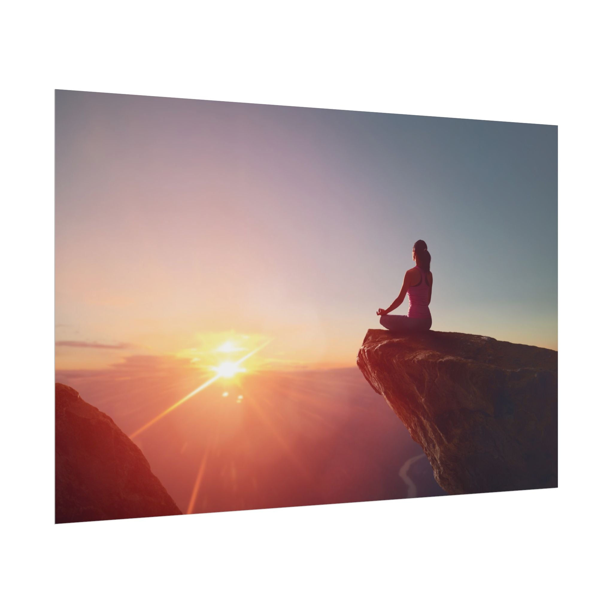 sunset-meditation-poster-yoga-wall-decor-mindfulness-poster-art-print-spiritual-gift-serene-home-decor-rolled-posters