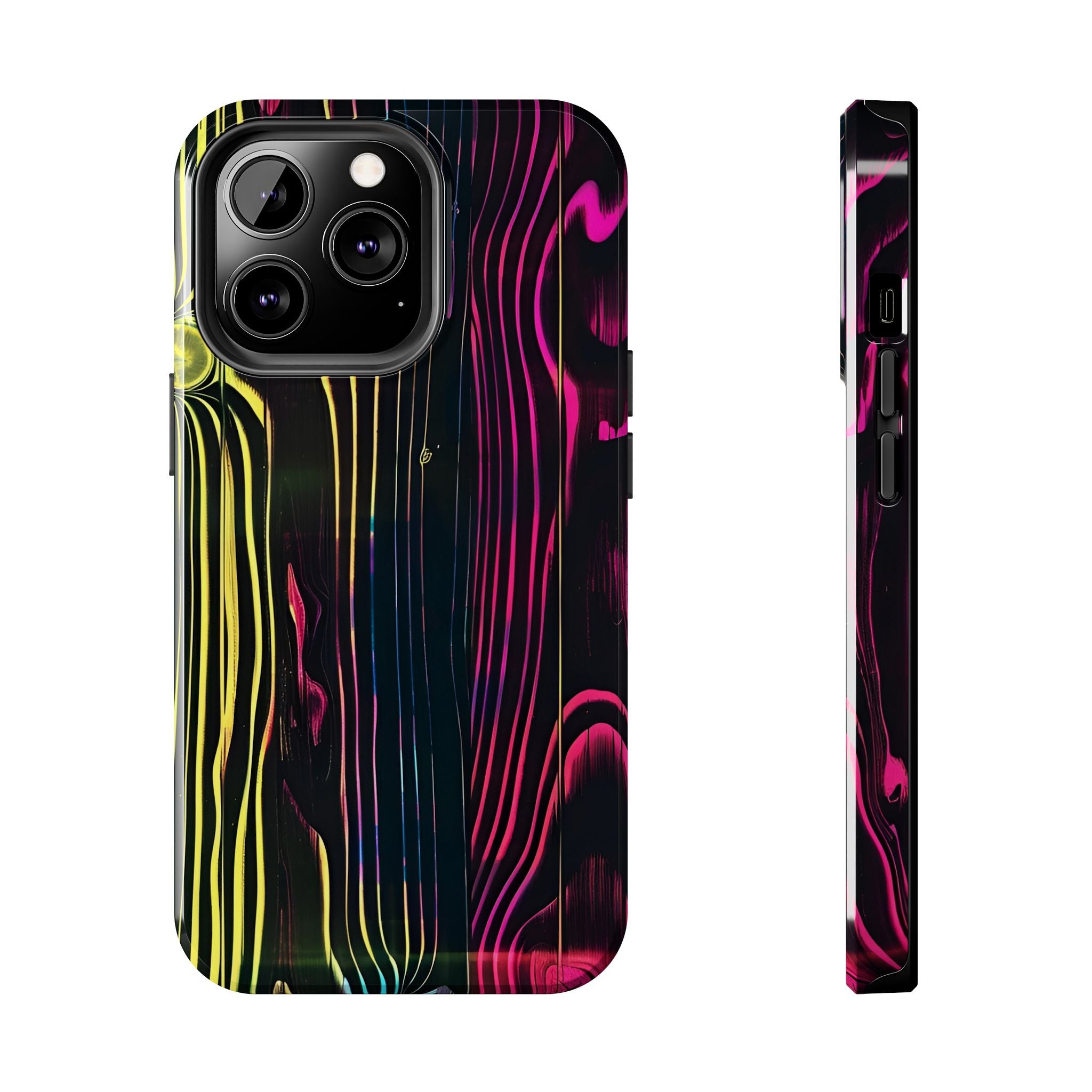 disco-neon-tough-iphone-cases-wood-grain-texture-iphone-case-cover-protective-iphone-shell-unique-iphone-accessories-iphone-1