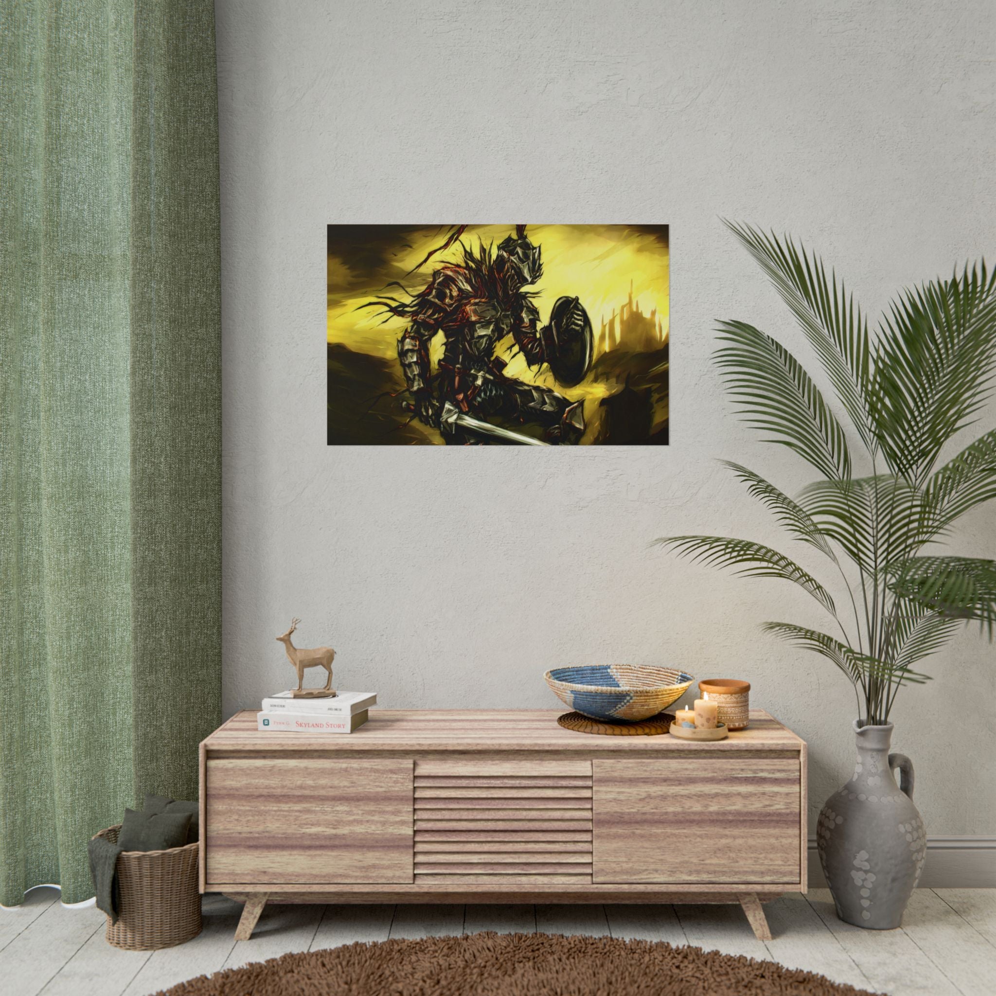 dark-souls-warrior-poster-cinder-artwork-gaming-wall-art-print-poster-art-game-wall-decor-geek-poster-print
