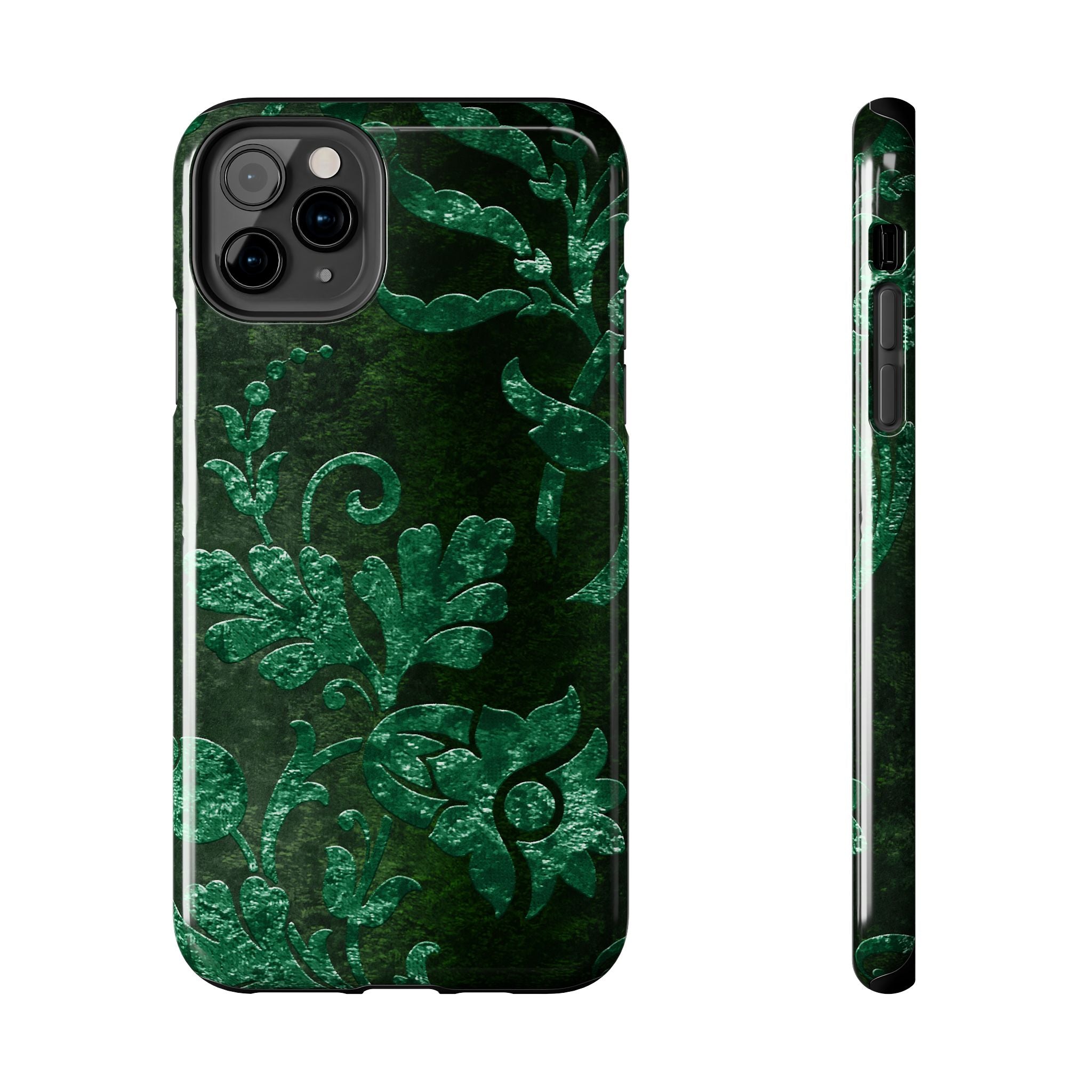 embossed-emerald-velvet-tough-phone-case-protective-iphone-cover-heavy-duty-phone-case-rugged-phone-case-durable-smartphone-c