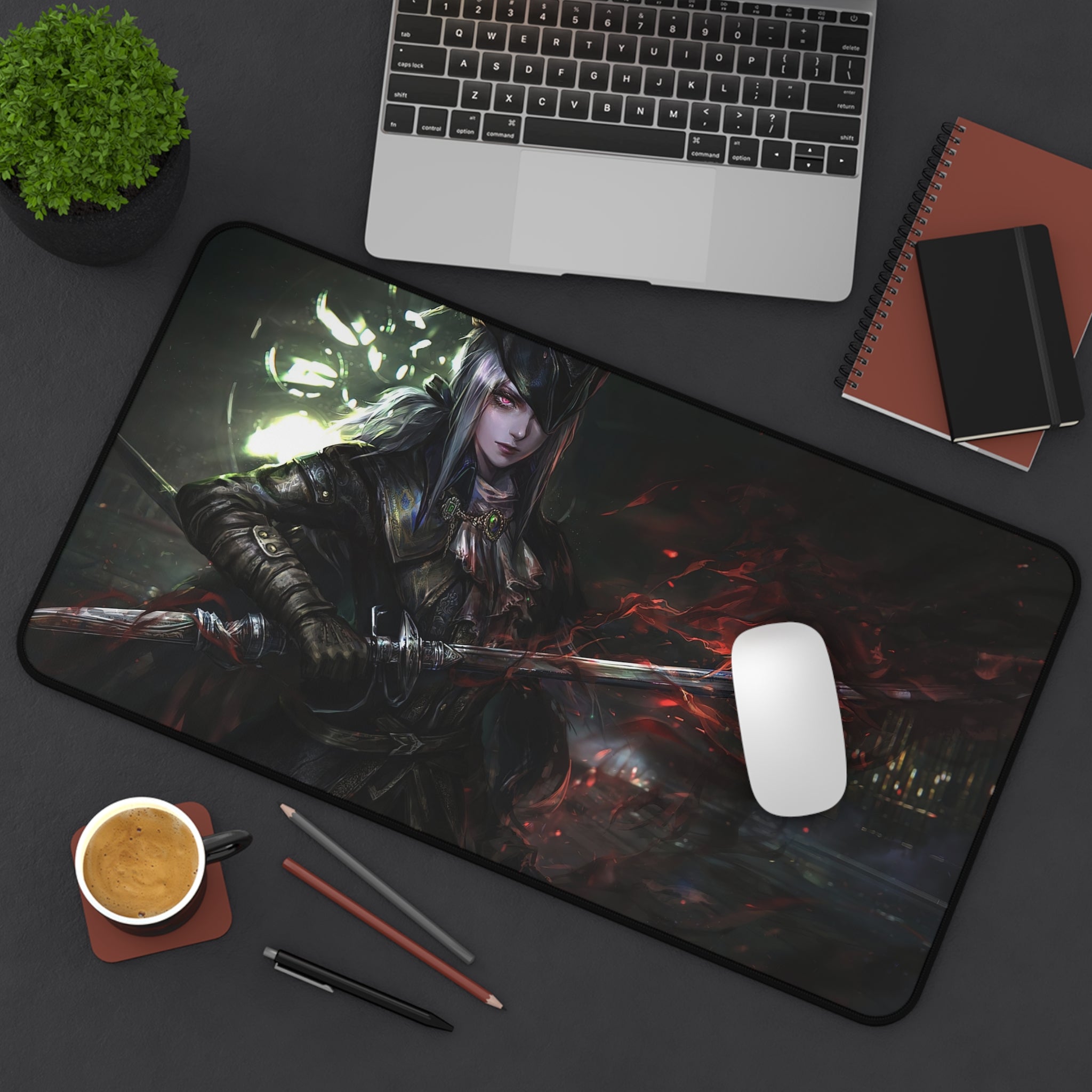 bloodborne-artwork-mouse-pad-lady-mari-with-sword-desk-pad-large-gaming-desk-mat-fantasy-protective-desk-pad-gamer-gift