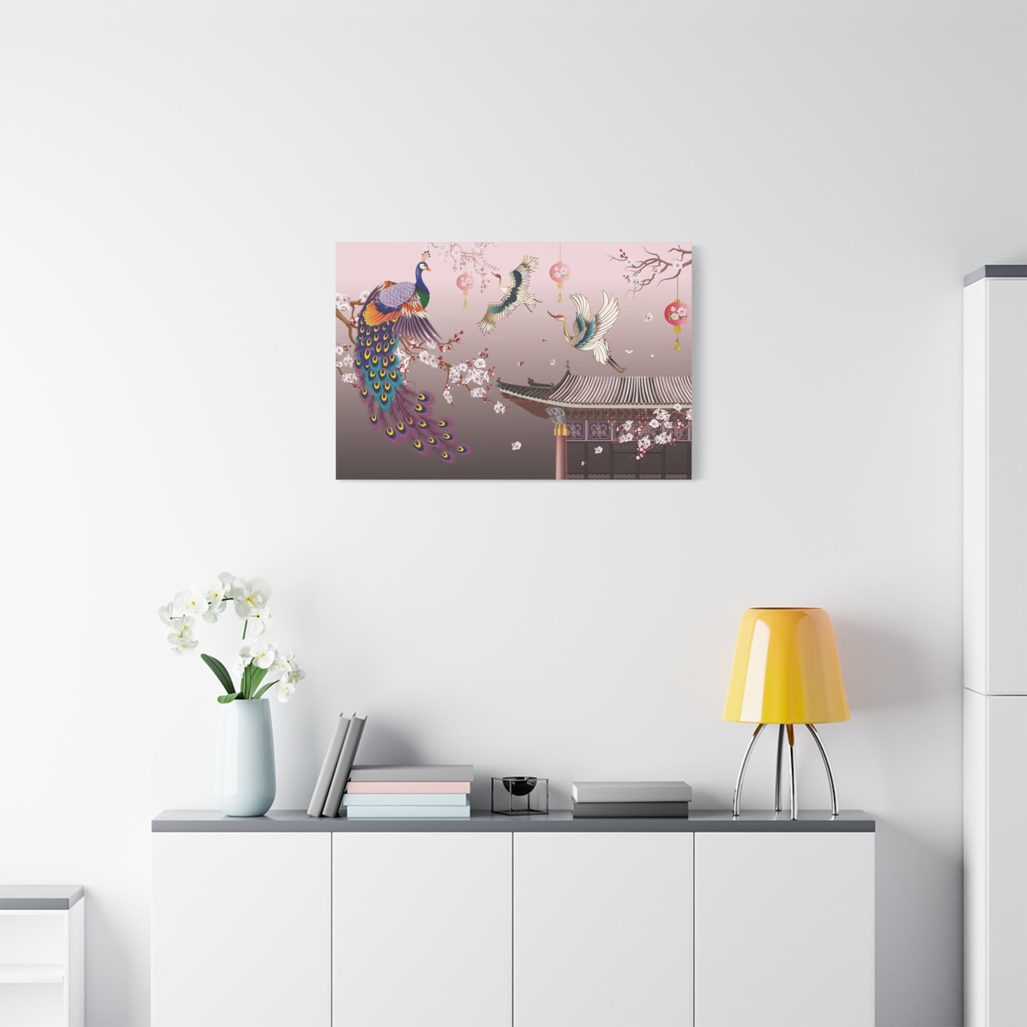 canvas-wall-art-chinese-lantern-dragon-decor-asian-home-decor-oriental-style-print-matte-canvas-stretched-artwork-chinese-new