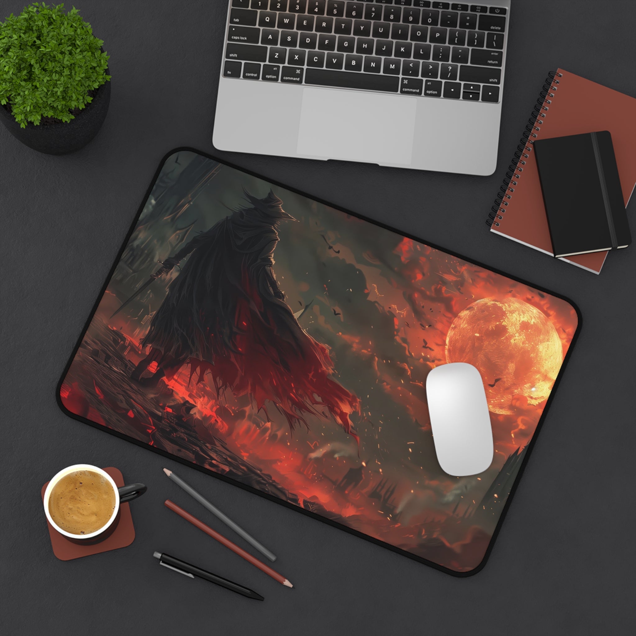 bloodborne-the-hunter-mouse-pad-scenery-desk-pad-blood-moon-large-gaming-desk-mat-fantasy-protective