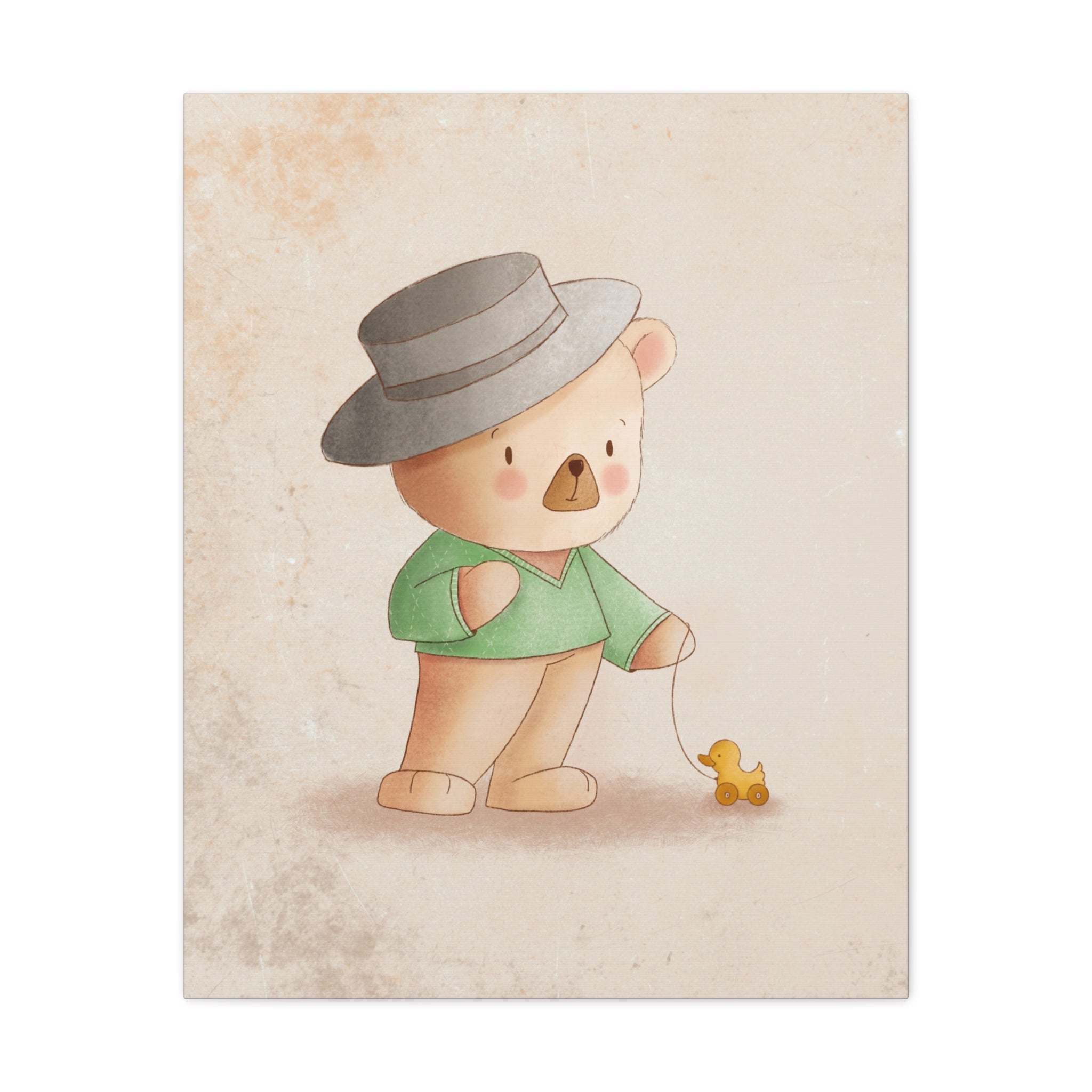 canvas-wall-art-cute-bear-nursery-decor-baby-bear-print-stretched-canvas-nursery-art-cute-bear-decoration-baby-nursery-cute-a