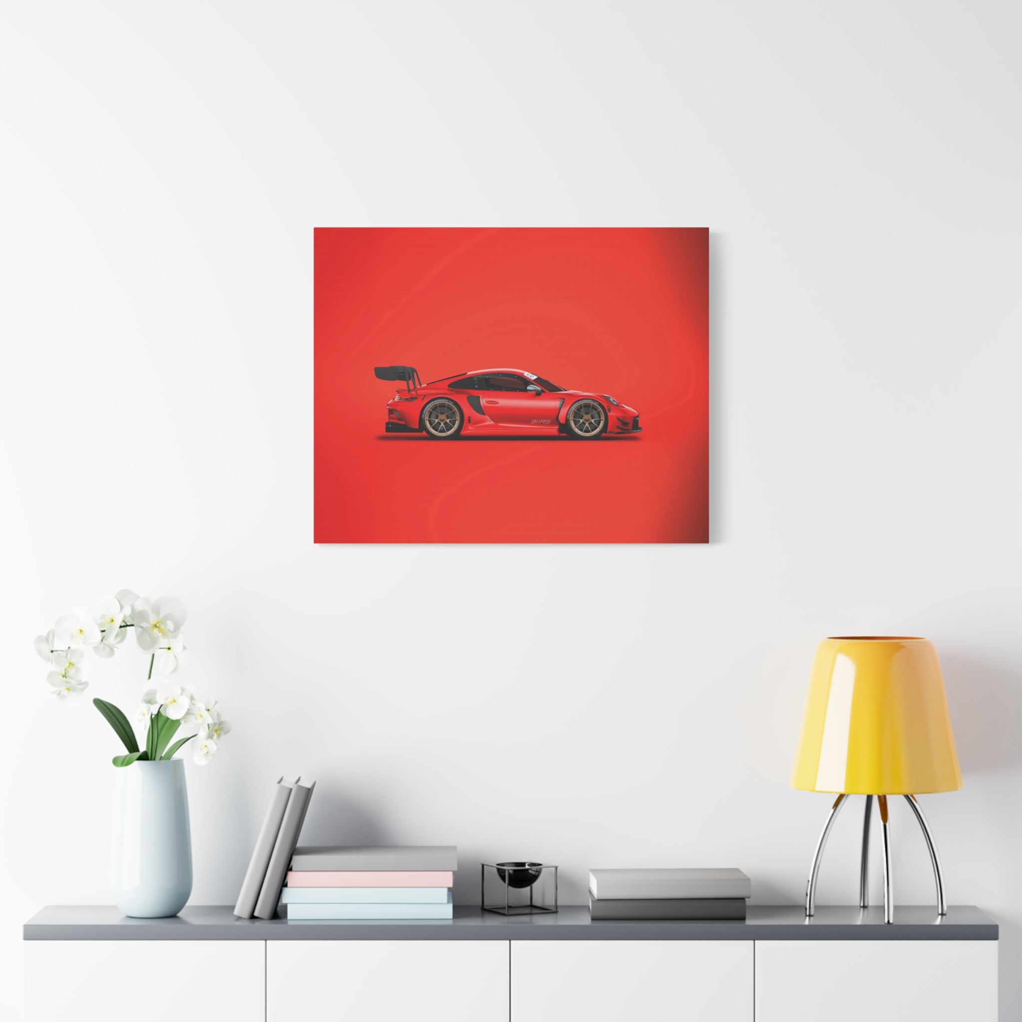 canvas-print-wall-art-porsche-911-red-gt3r-red-supercar-poster-matte-canvas-decor-stretched-large-canvas-wall-art-hypercars-1