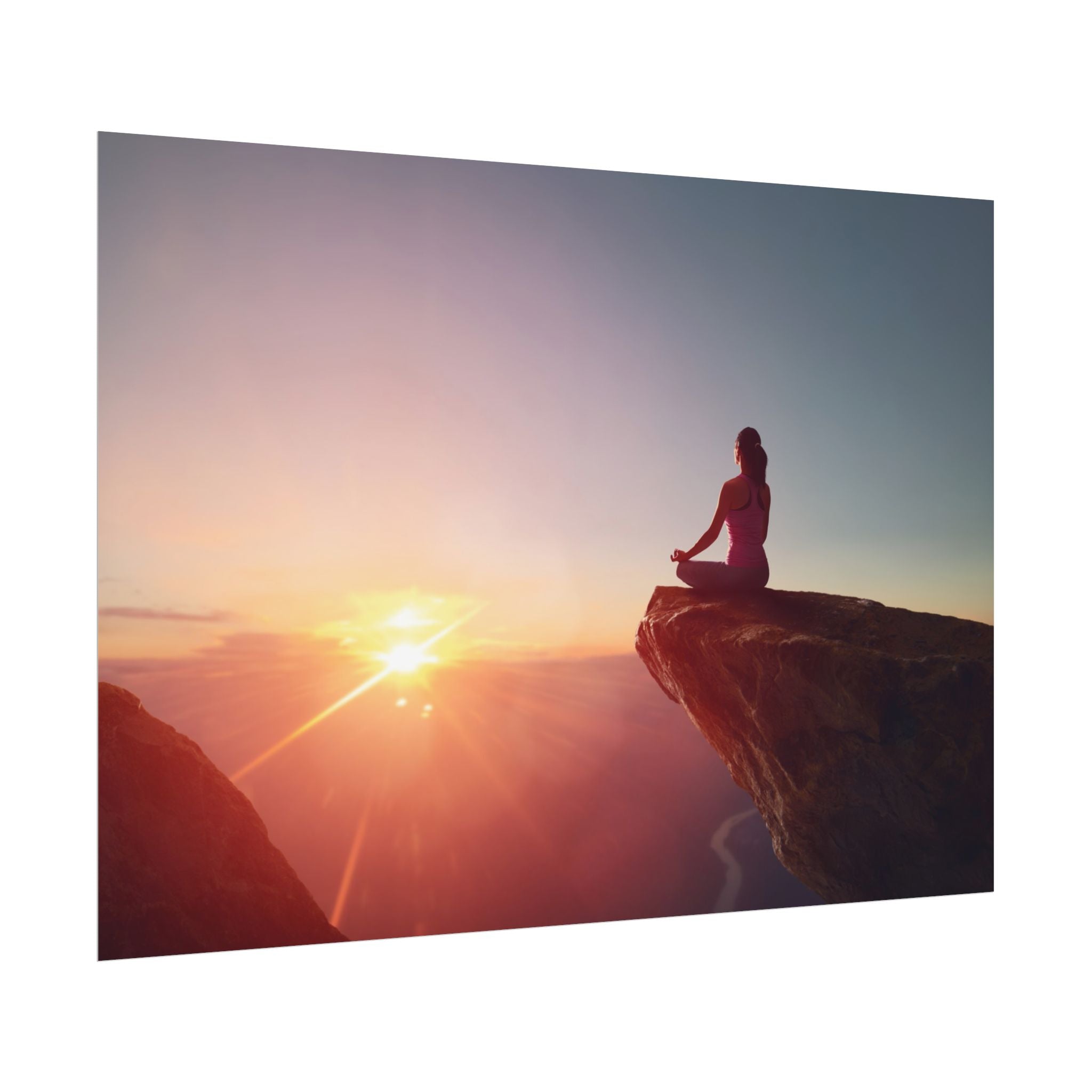 sunset-meditation-poster-yoga-wall-decor-mindfulness-poster-art-print-spiritual-gift-serene-home-decor-rolled-posters