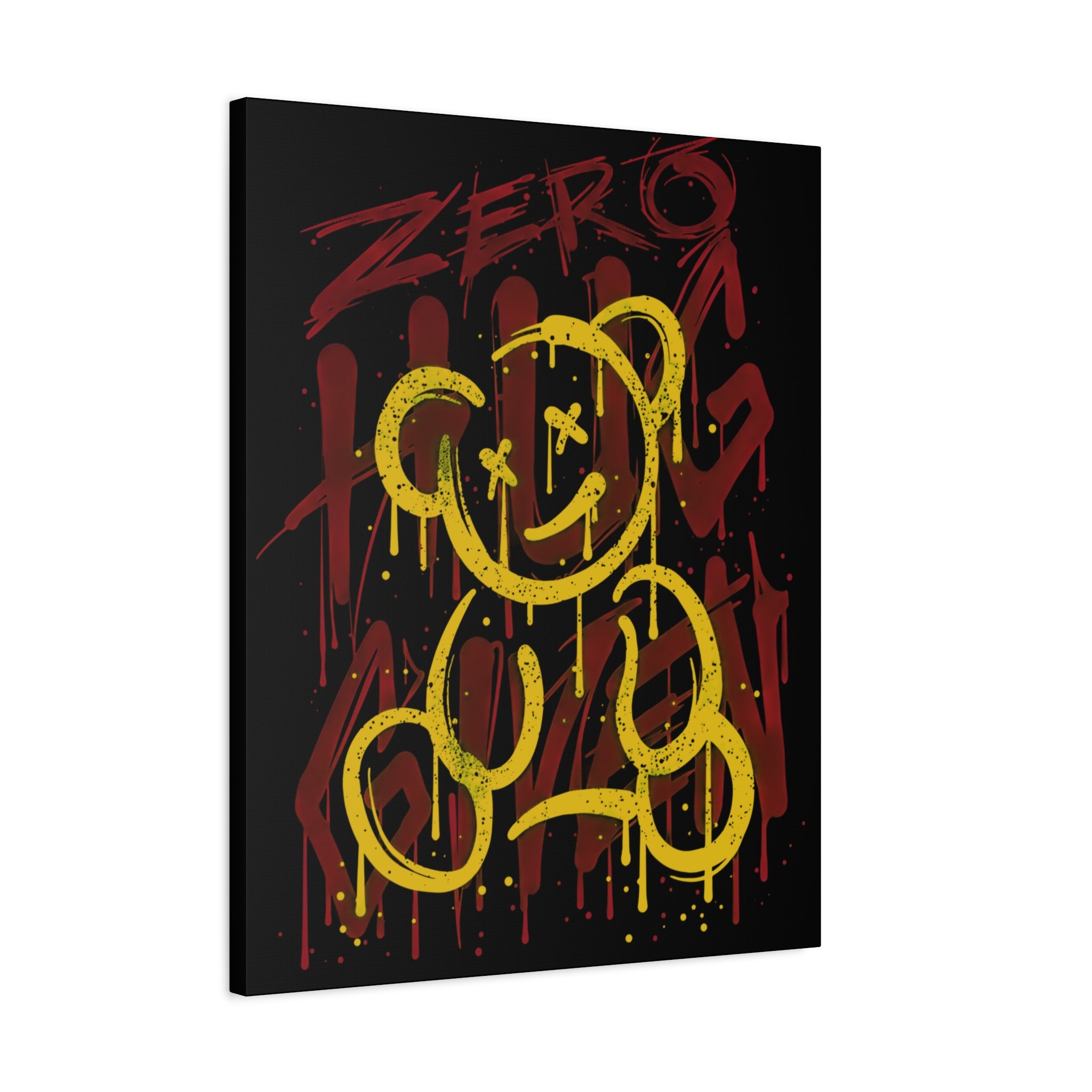 canvas-art-zero-hug-given-teddy-bear-print-graffiti-wall-art-fun-wall-art-moody-wall-art-canvas-print-canvas-wall-decor