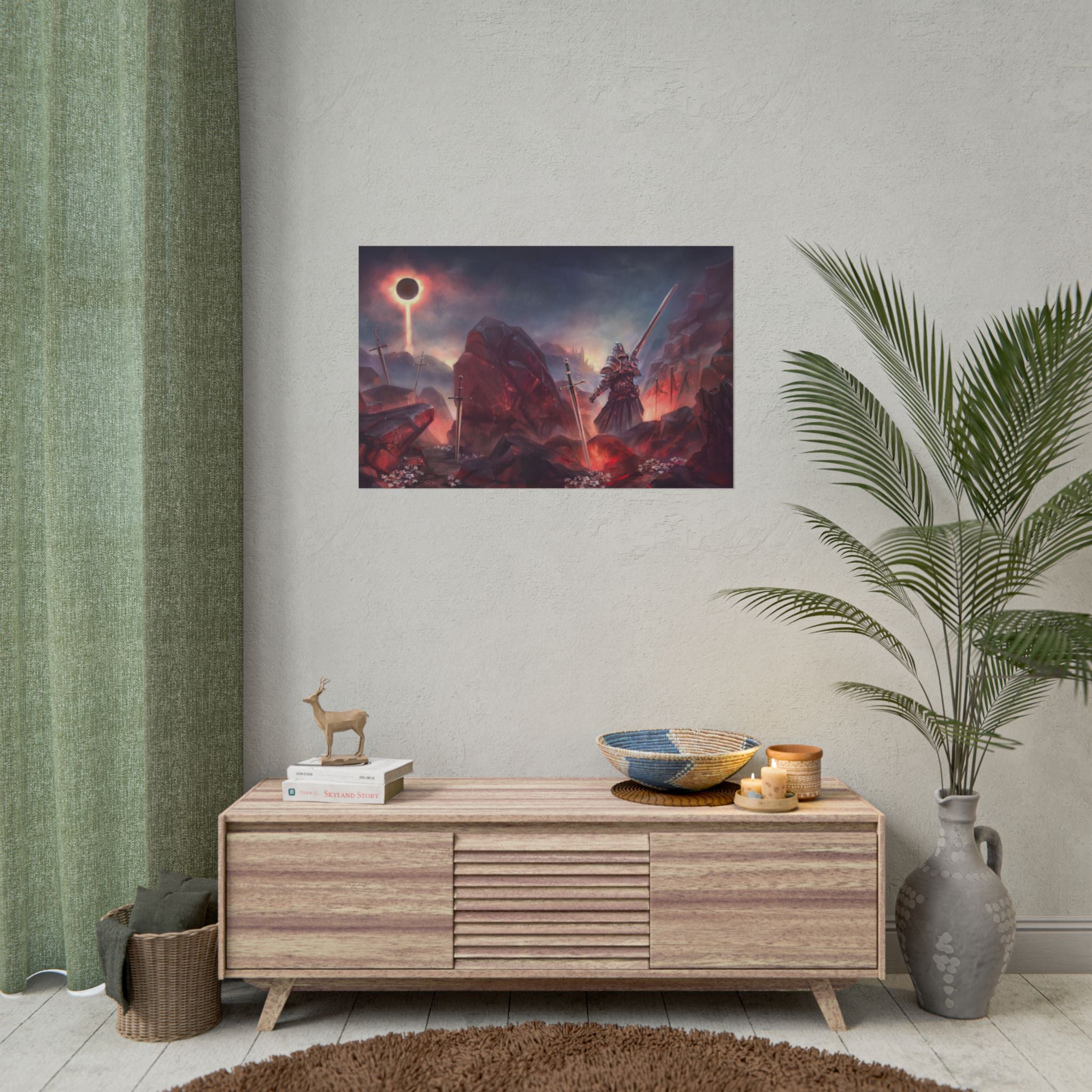 dark-souls-warrior-poster-fantasy-game-artwork-gaming-wall-art-print-poster-art-game-wall-decor-geek-poster-pr