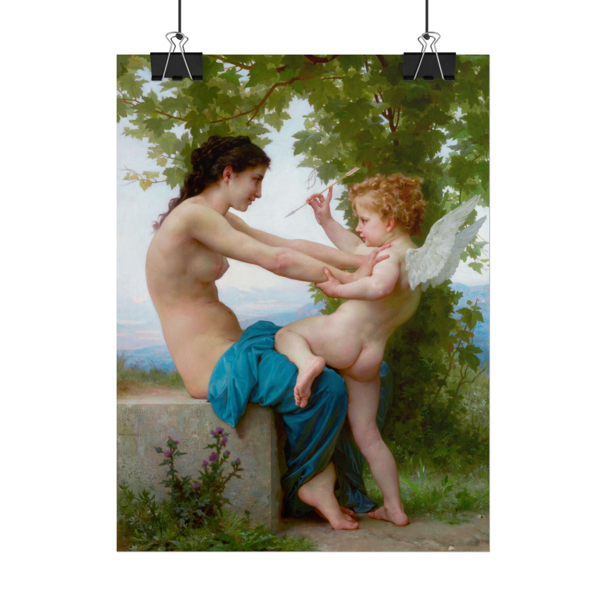 poster-print-girl-defending-herself-against-eros-bouguereau-living-room-decor-love-wall-art-eros-poster-art-romantic-painting