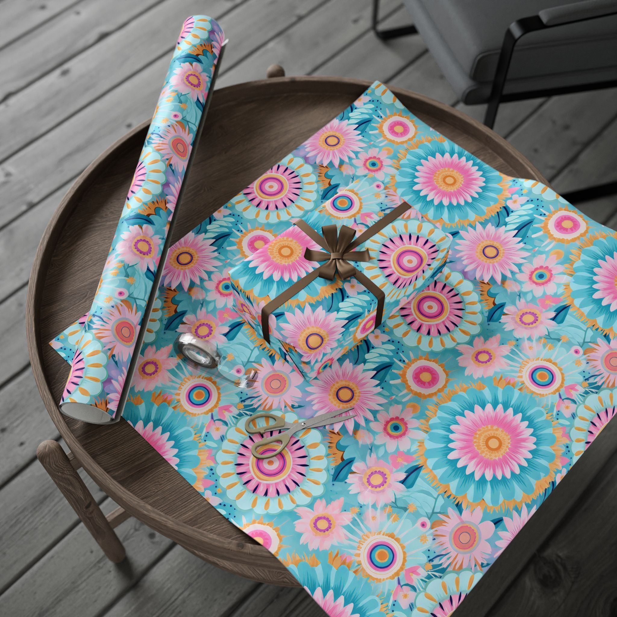 boho-wrapping-papers-pastel-gift-wrap-roll-for-birthday-unique-bohemian-design-holiday-present-wrap-scandinavian-style-packag
