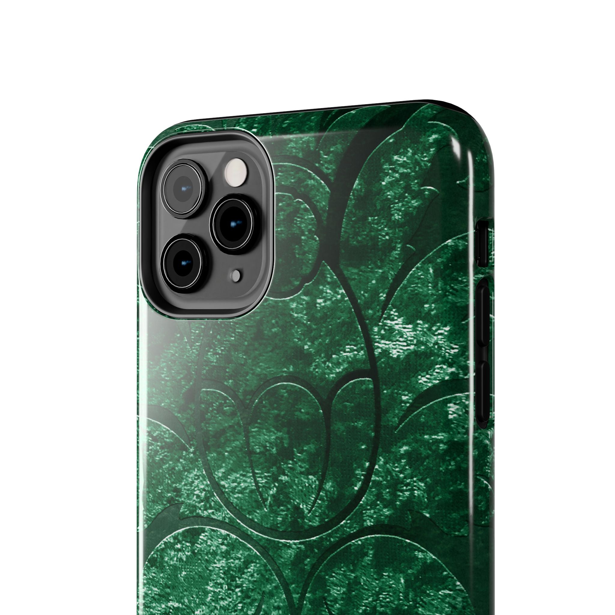 embossed-emerald-velvet-tough-iphone-case-protective-iphone-cover-heavy-duty-iphone-case-rugged-phone-case-durable-smartphone