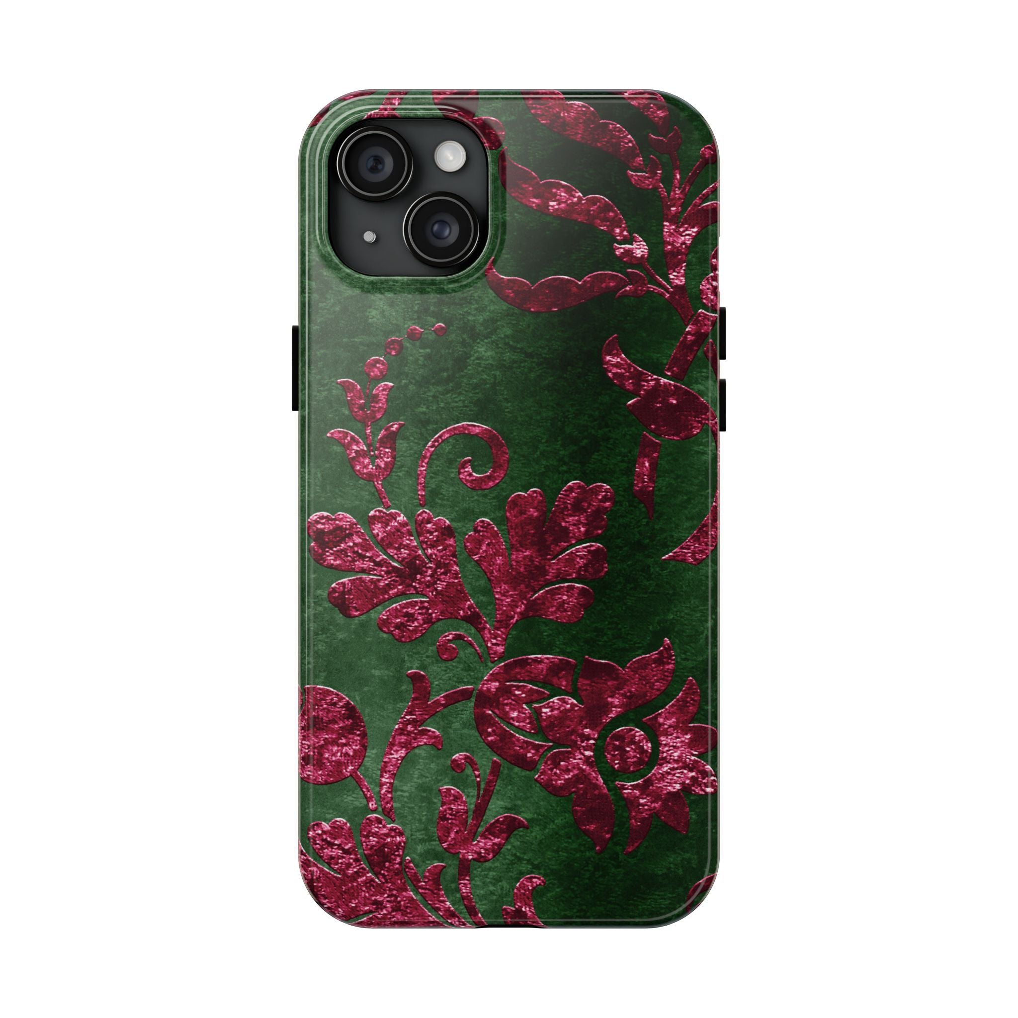 embossed-burgundy-velvet-tough-iphone-case-protective-iphone-cover-heavy-duty-iphone-case-rugged-phone-case-durable-smartphon