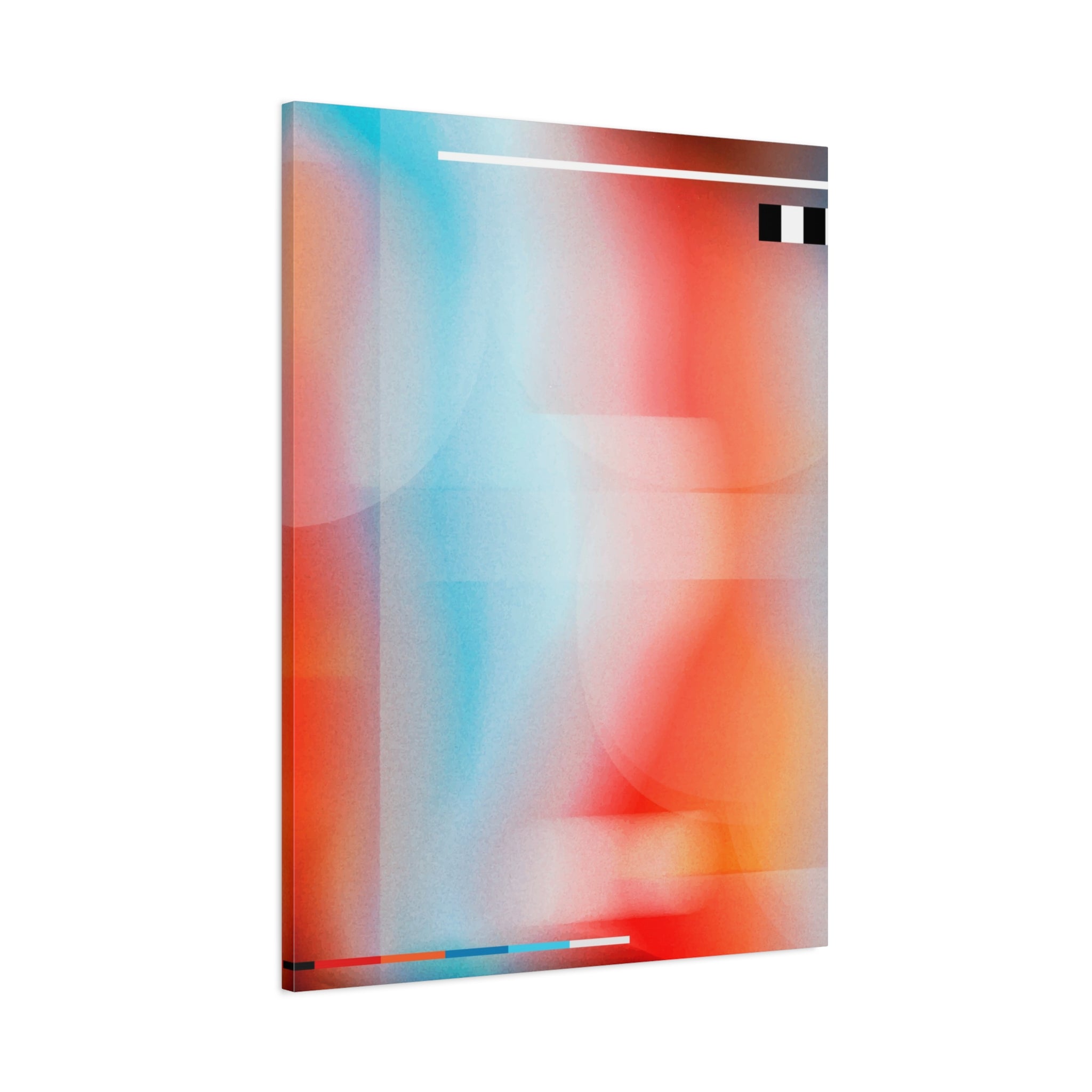 canvas-print-abstract-orange-retro-colorful-home-decor-wall-art-stretched-matte-canvas-living-room-decor-unique-gift-idea
