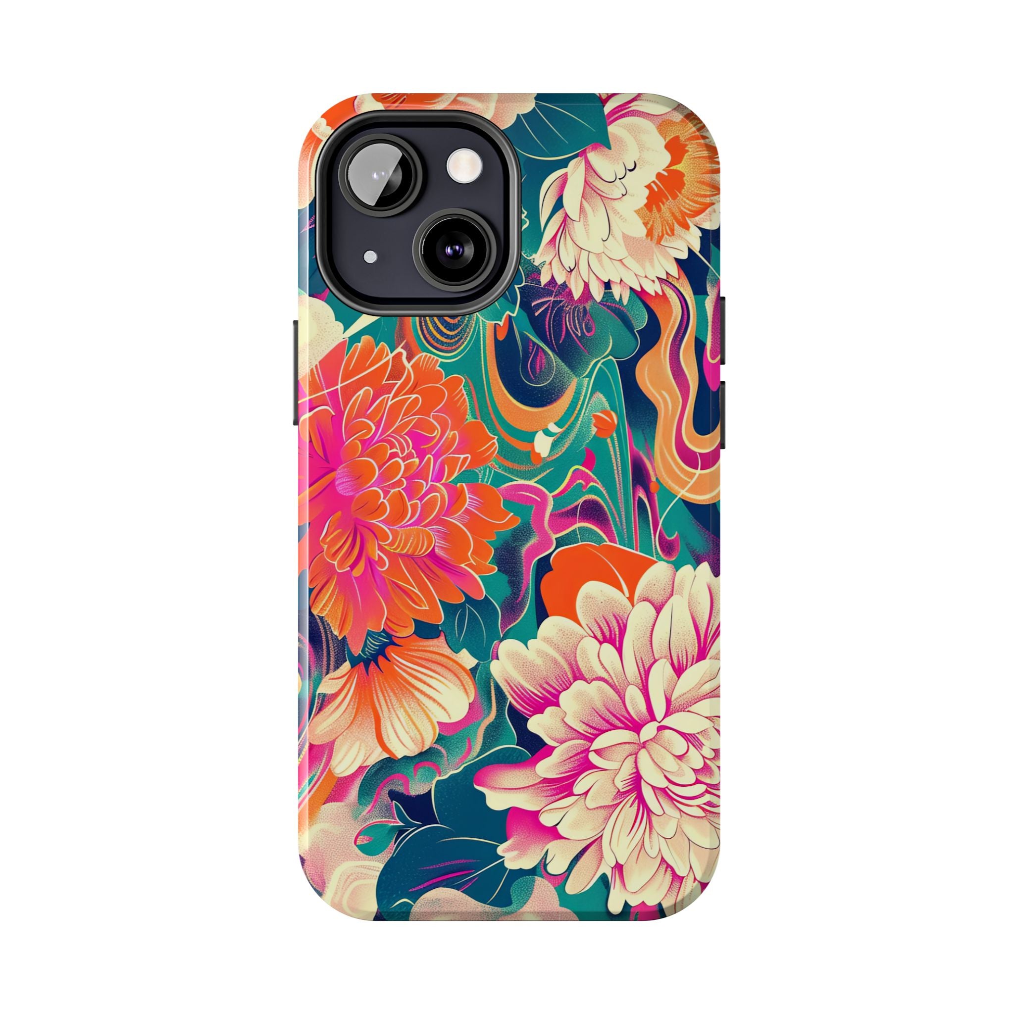 iphone-tough-case-retro-japanese-flowers-floral-phone-cover-vintage-japanese-style-protective-phone-case-asian-floral-design-